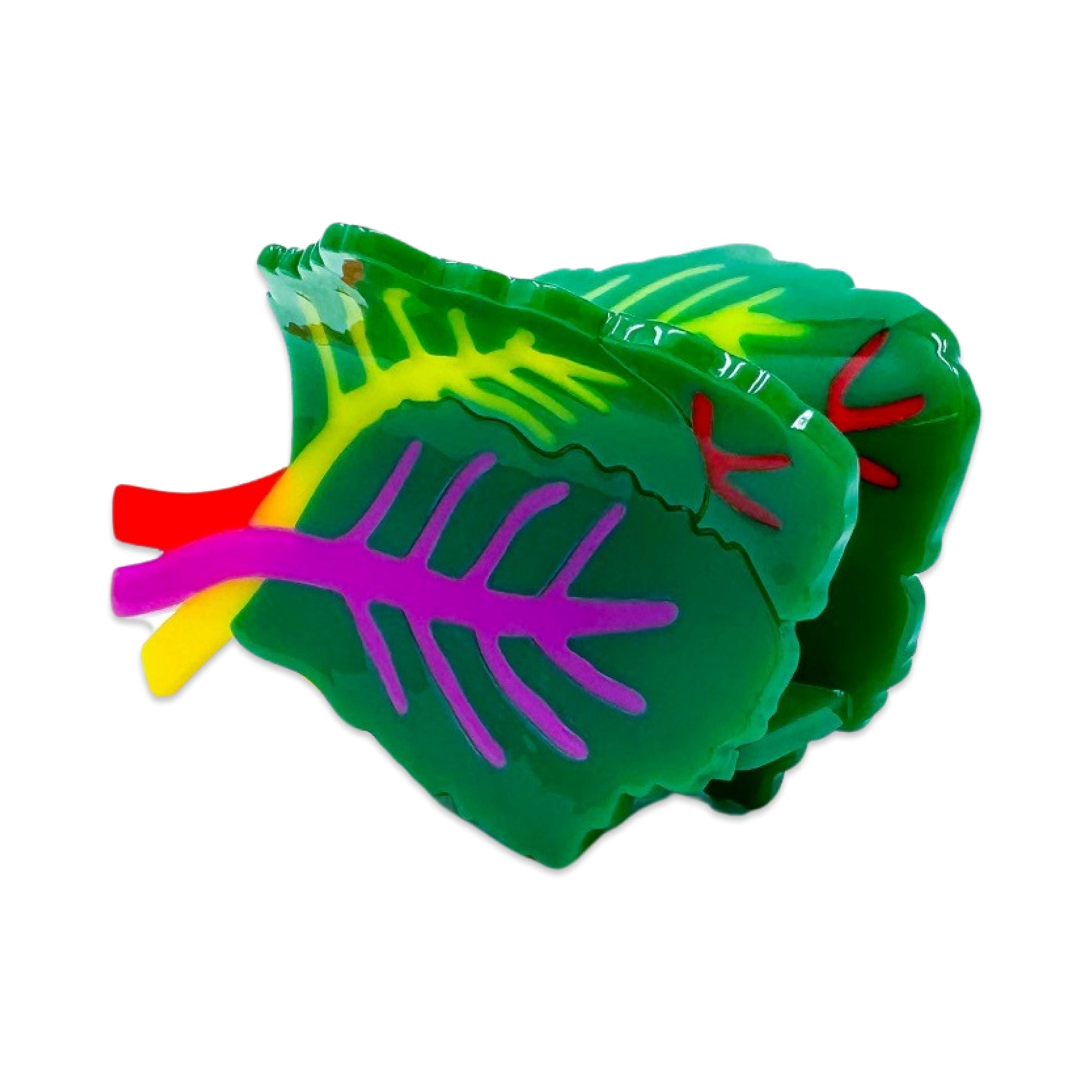 Rainbow Chard Hair Claw Accessories Jenny Lemons