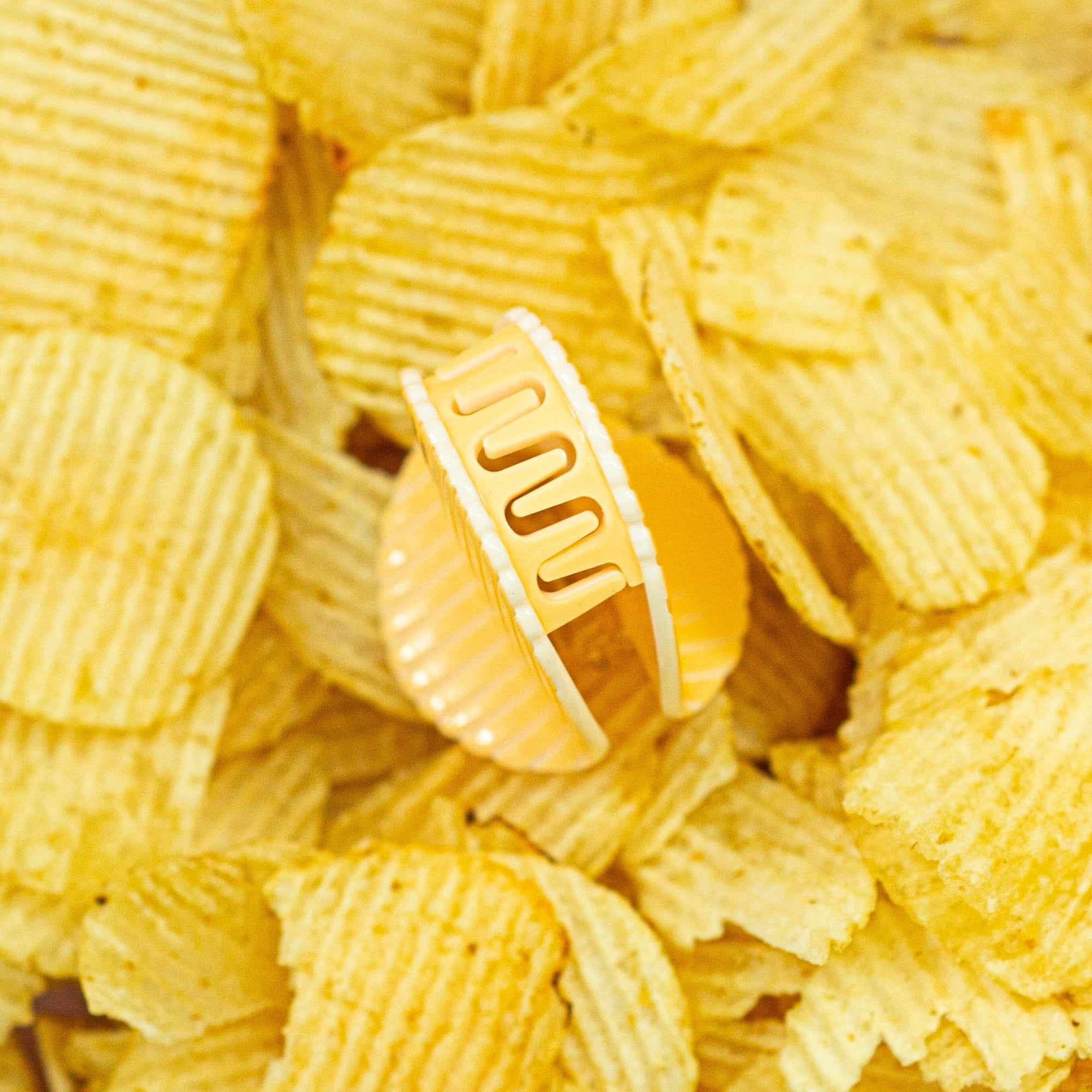 Ruffle Chip Hair Claw Accessories Jenny Lemons