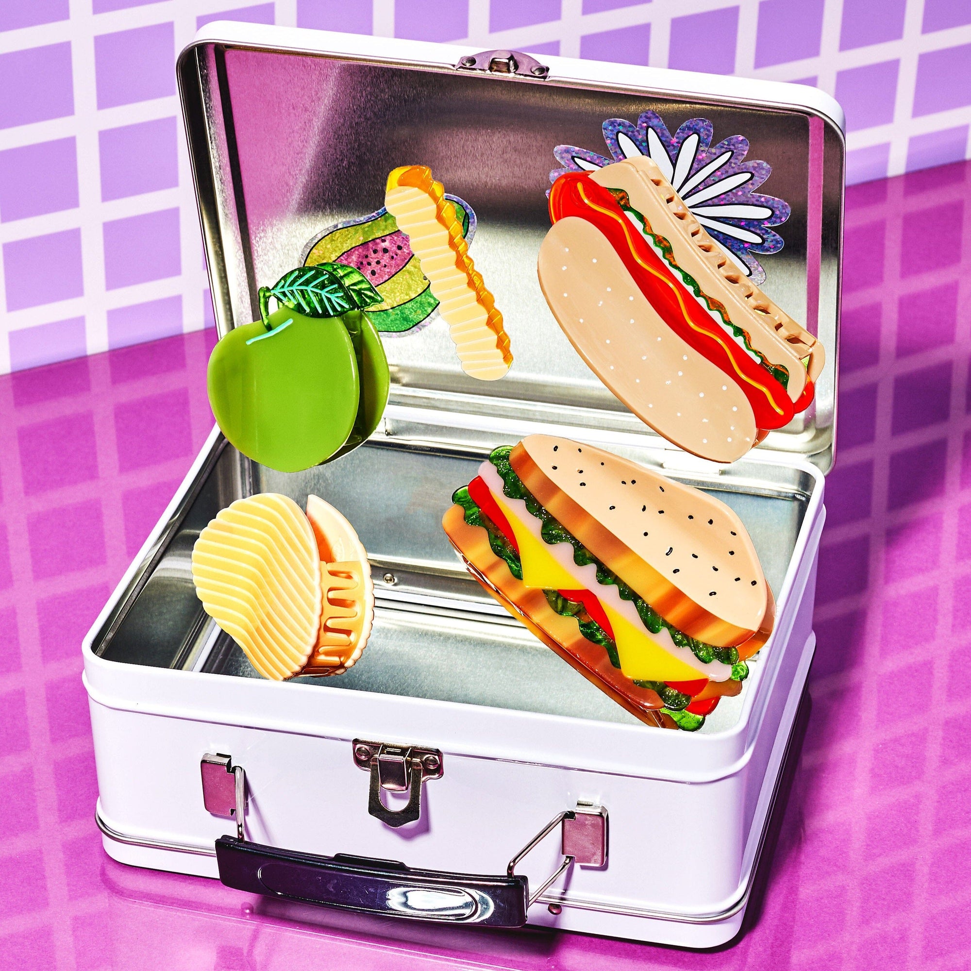 Ruffle Chip Hair Claw Accessories Jenny Lemons