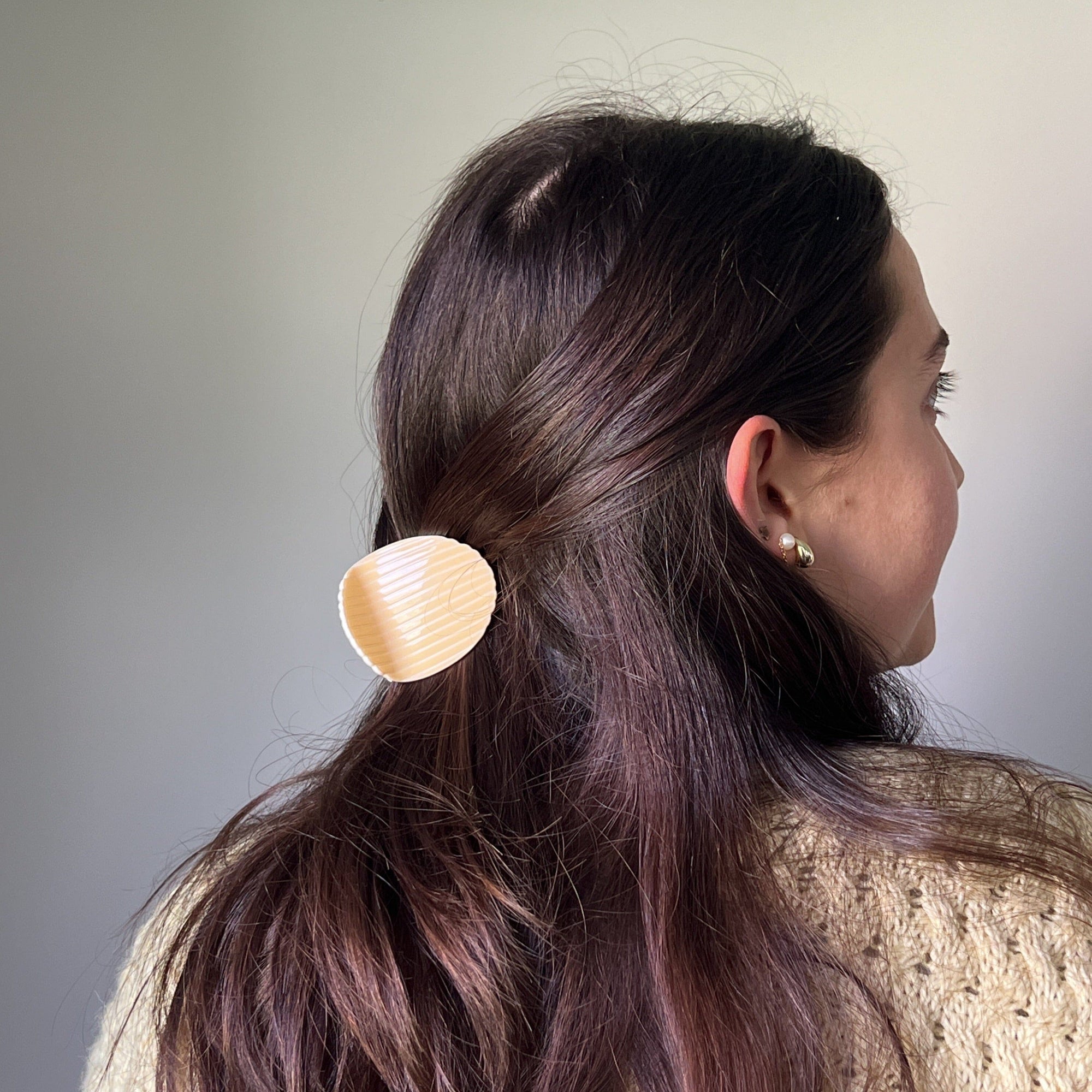 Ruffle Chip Hair Claw Accessories Jenny Lemons