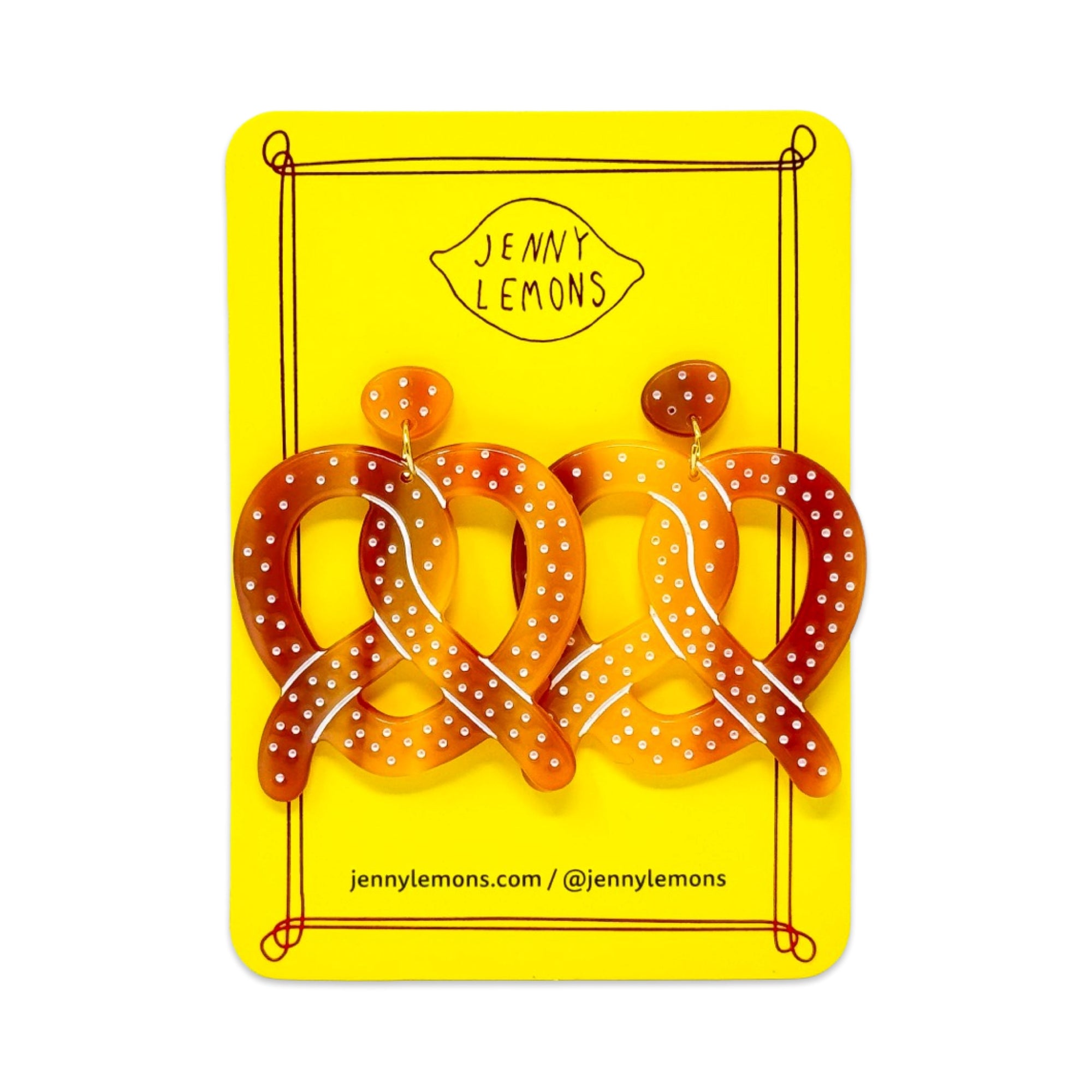 Twisted Pretzel Earrings Jewelry Jenny Lemons