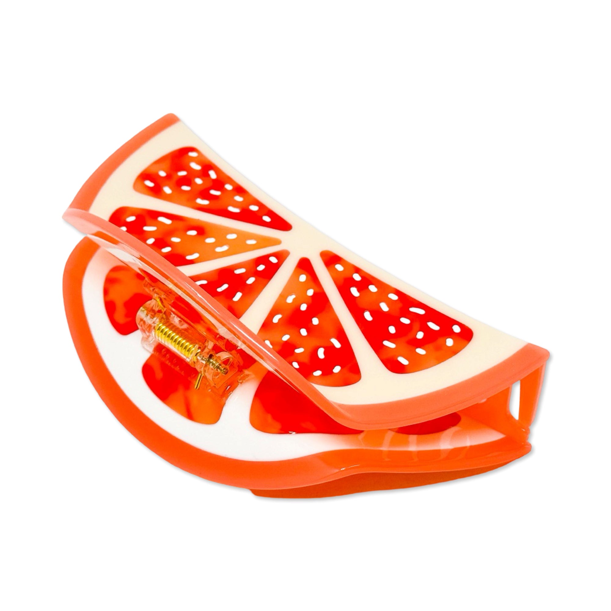 XL Grapefruit Slice Hair Claw Accessories Jenny Lemons