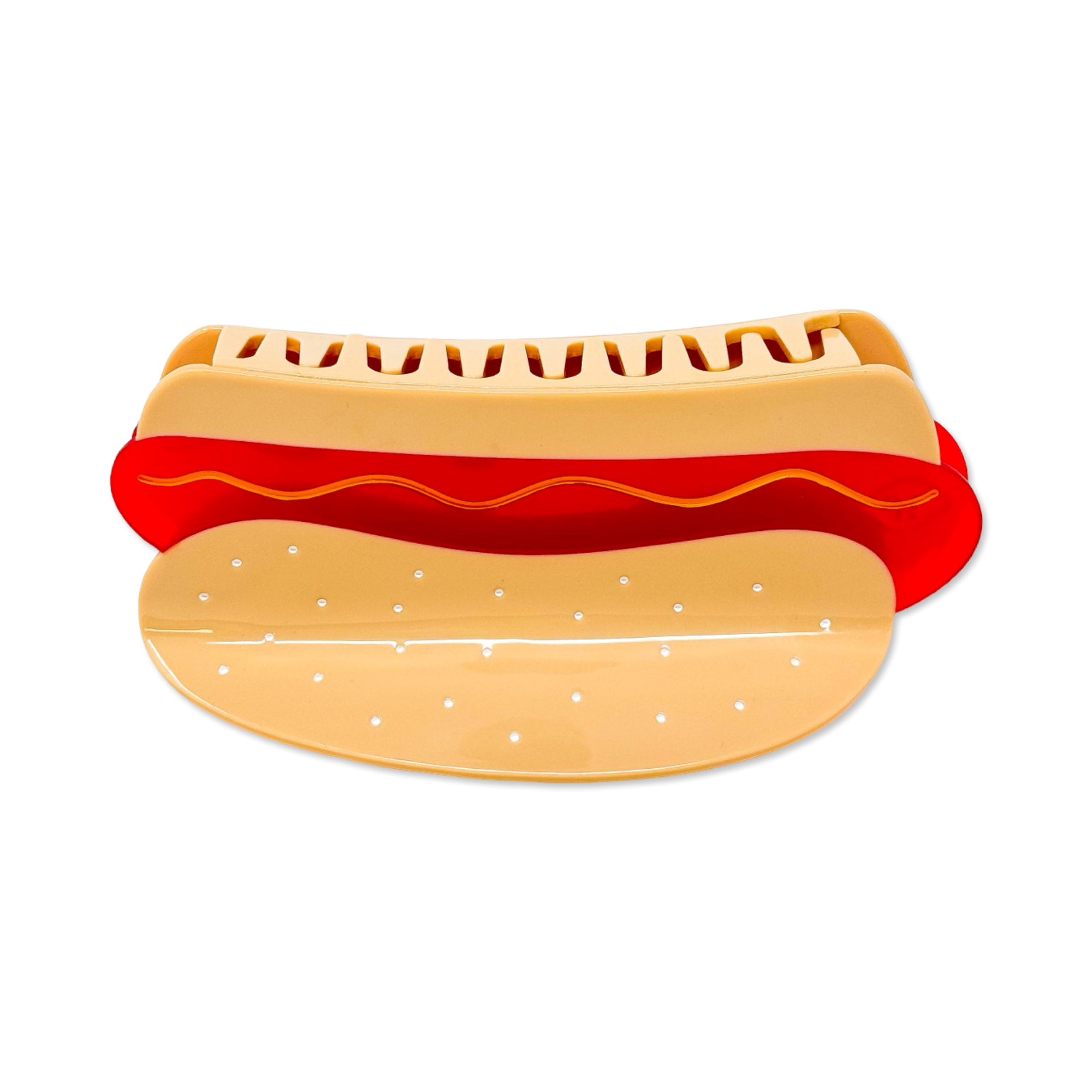 XL Hot Dog Hair Claw Accessories Jenny Lemons