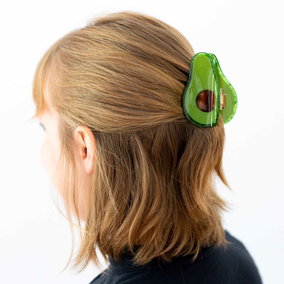 Avocado Hair Claw Accessories Jenny Lemons