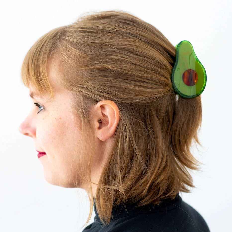 Avocado Hair Claw Accessories Jenny Lemons
