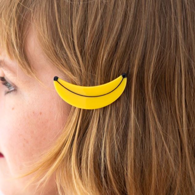 Banana Hair Clip Set Accessories Jenny Lemons