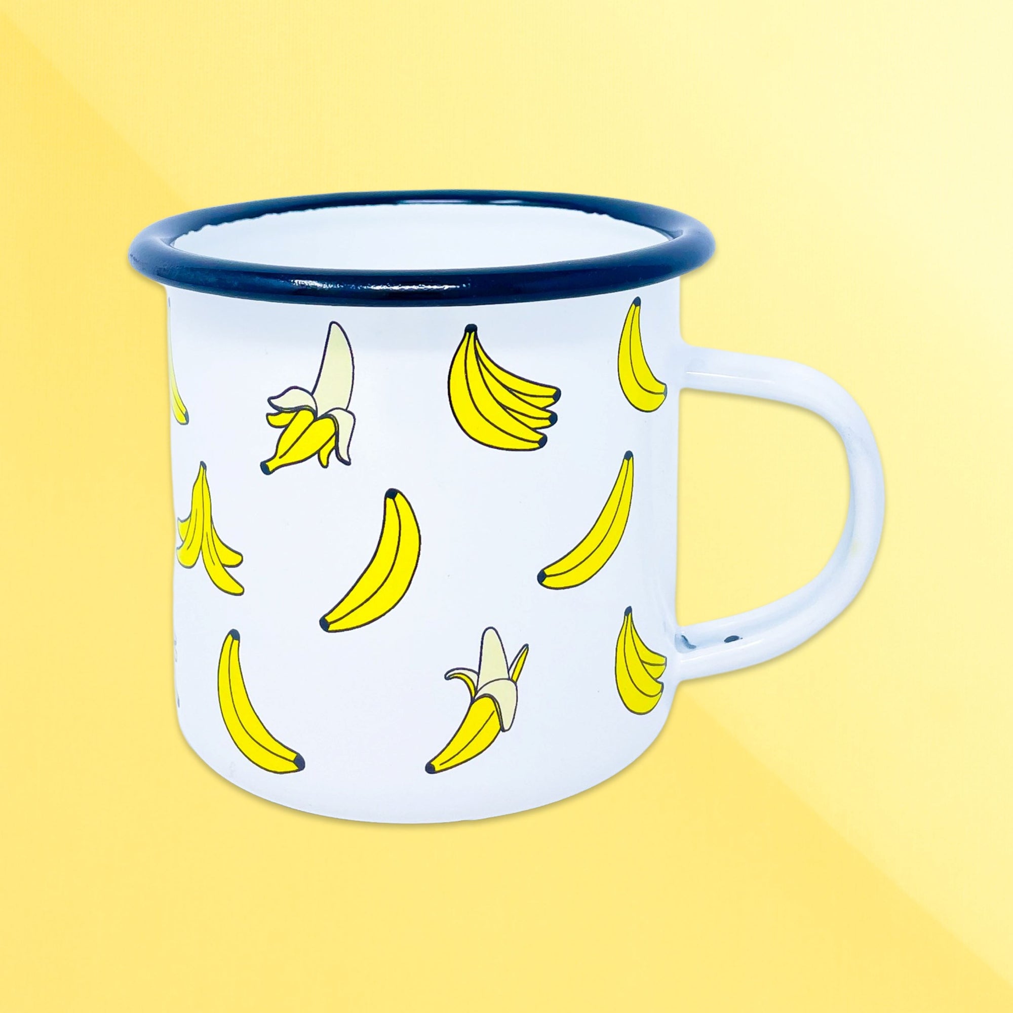 Bananas Enamel Mug Home Goods Jenny Lemons