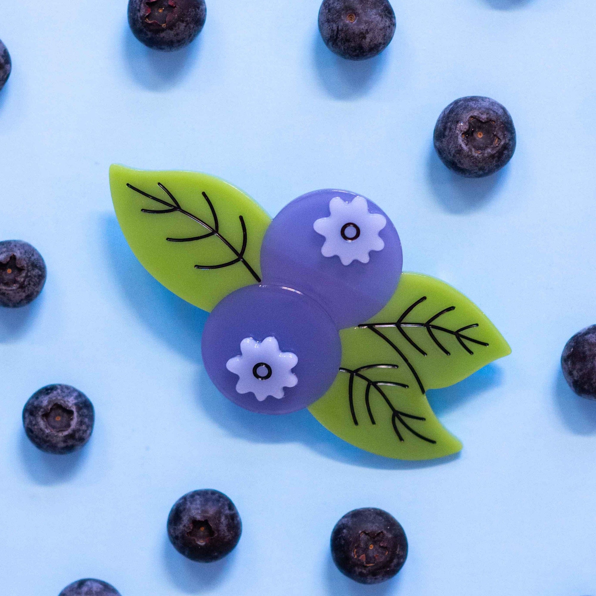 Blueberry French Barrette Accessories Jenny Lemons