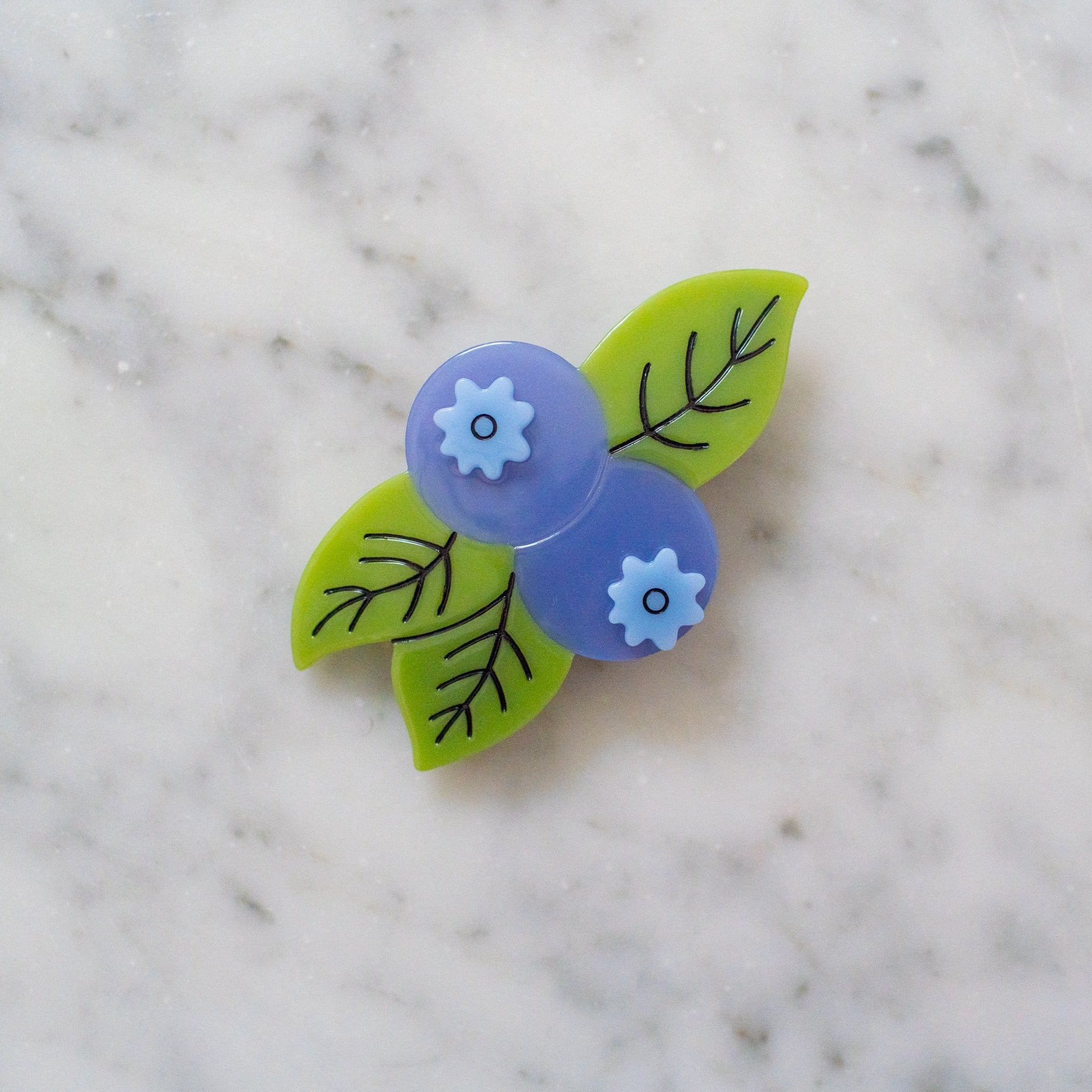 Blueberry French Barrette Accessories Jenny Lemons