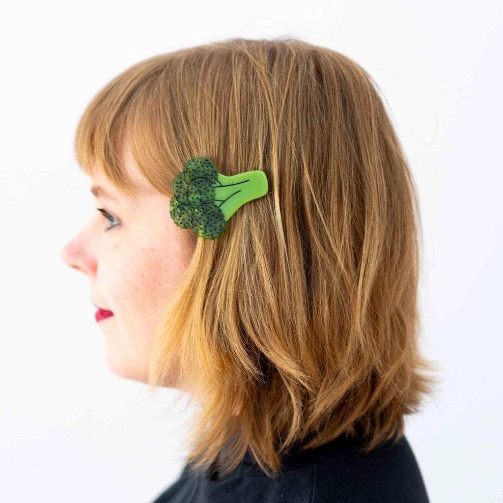 Broccoli Hair Clip Accessories Jenny Lemons 
