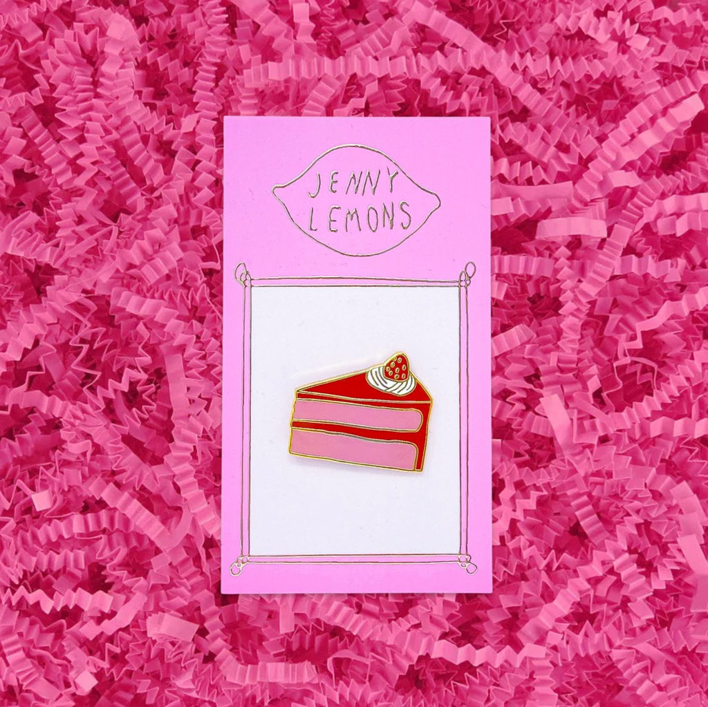 Cake Enamel Pin Accessories Jenny Lemons 