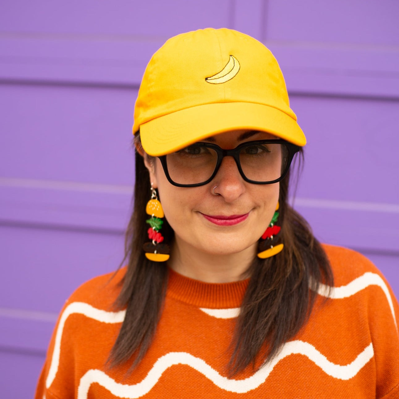 Embroidered Banana Hat Accessories Jenny Lemons