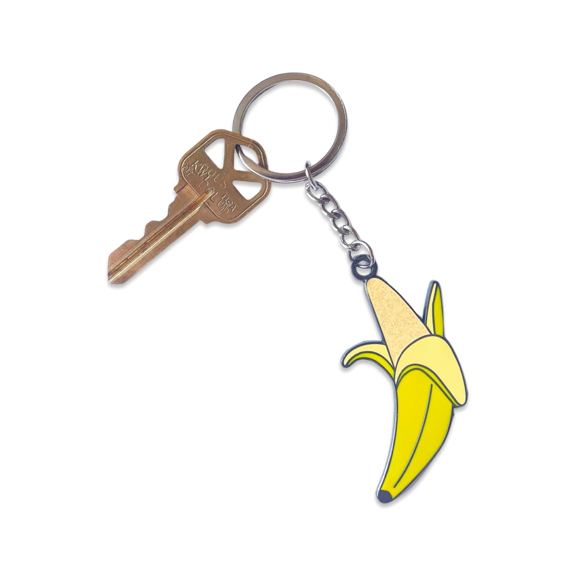 Enamel Banana Keychain Accessories Jenny Lemons