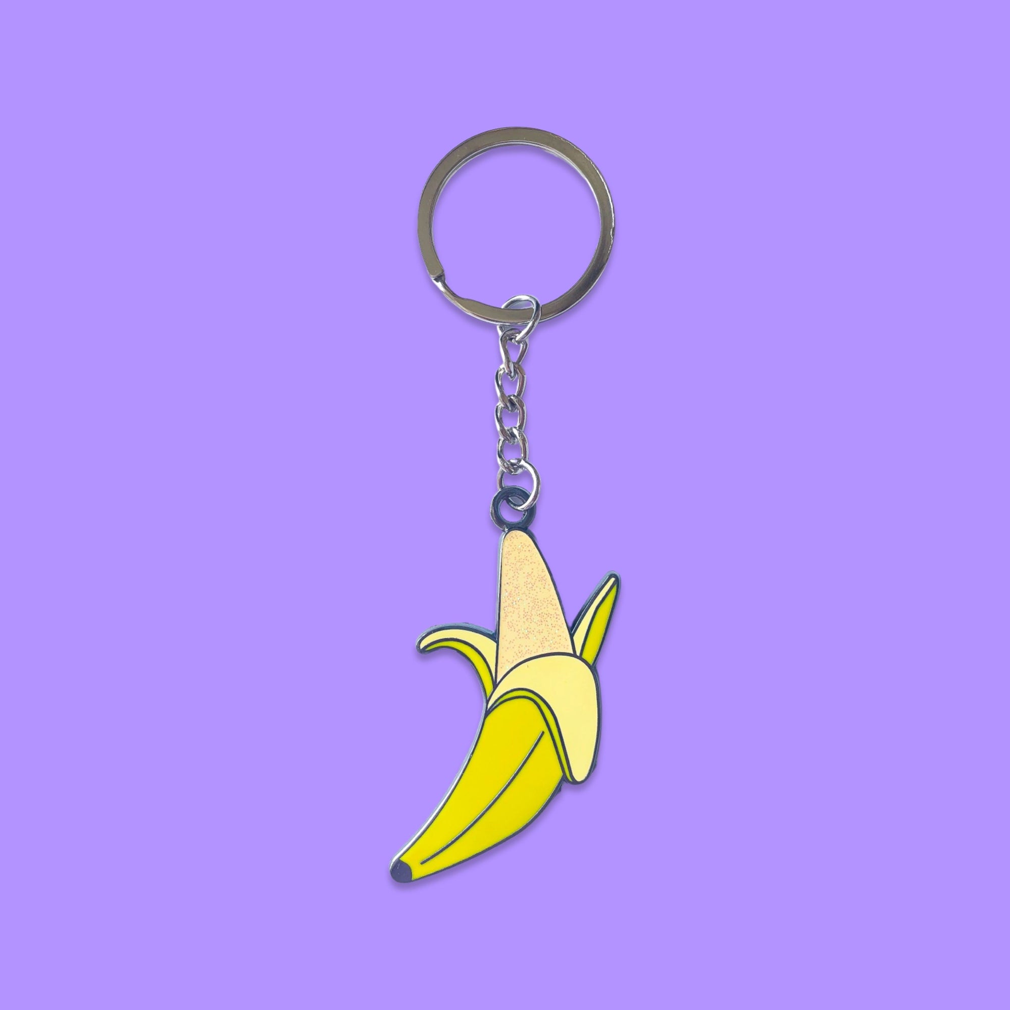 Enamel Banana Keychain Accessories Jenny Lemons