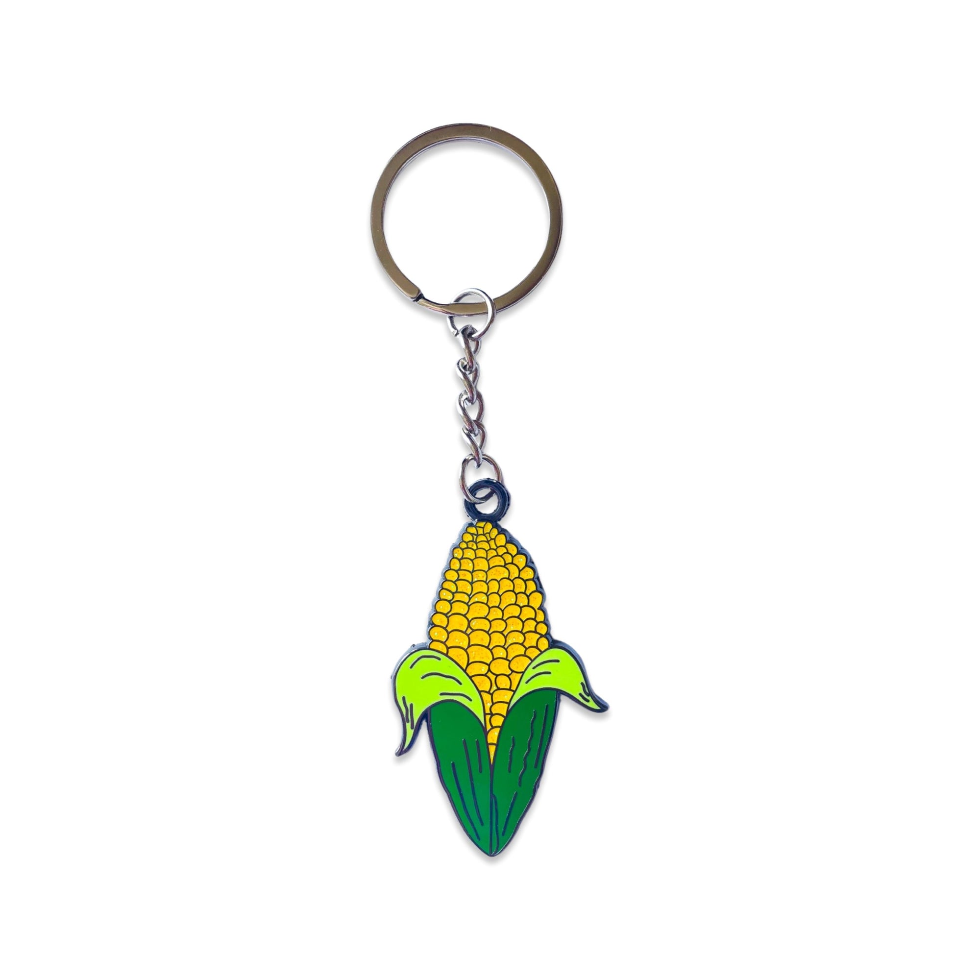 Enamel Corn Keychain Accessories Jenny Lemons