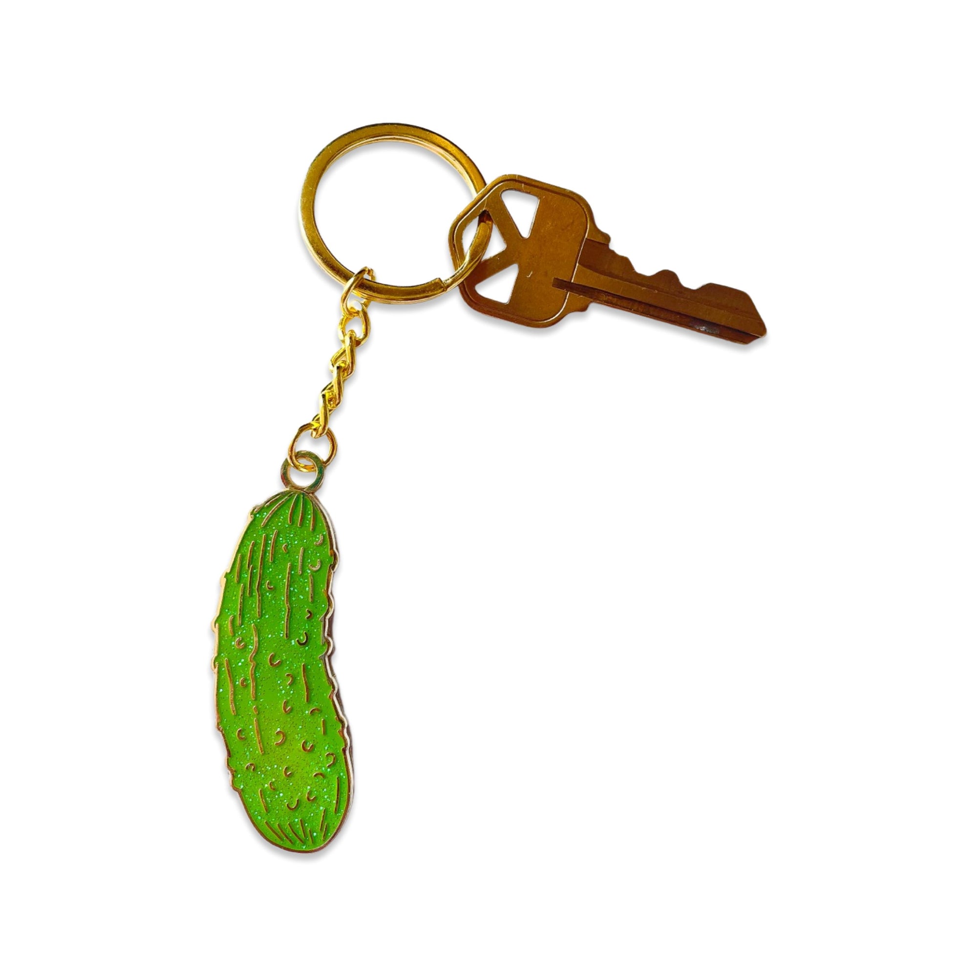 Enamel Pickle Keychain Accessories Jenny Lemons
