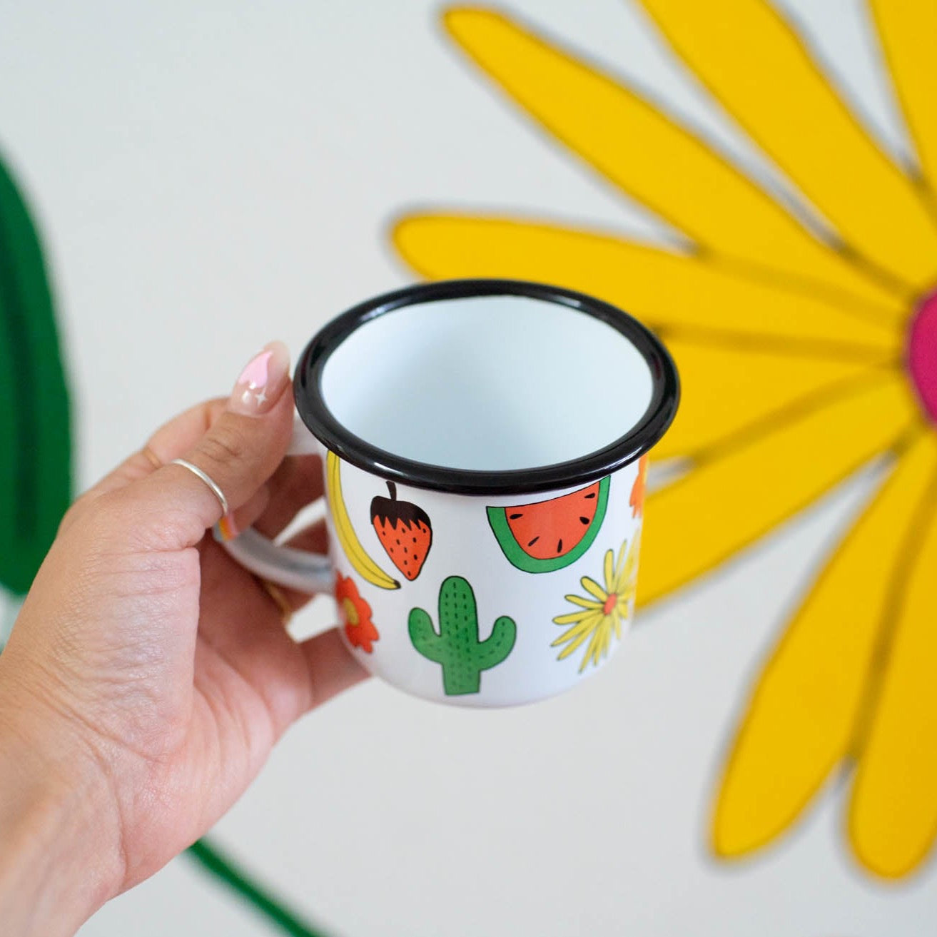 Fruits & Flowers Enamel Cup cup Jenny Lemons