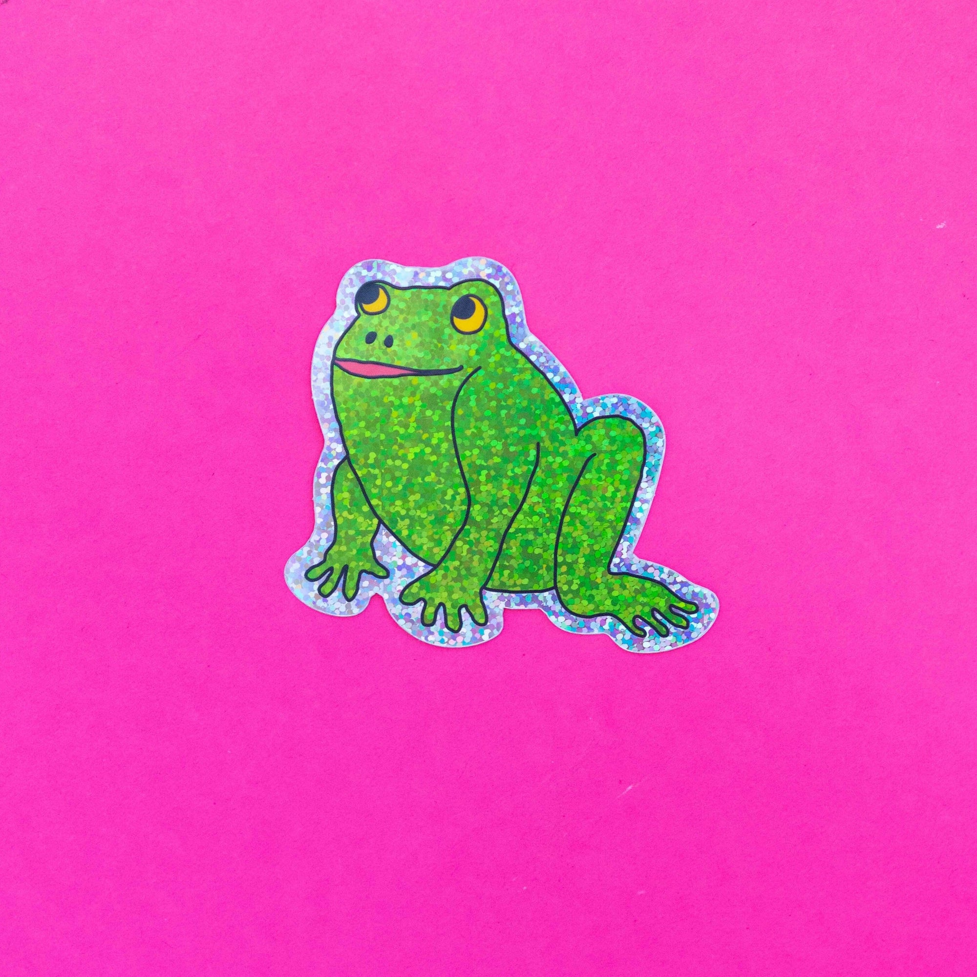Glitter Froggy Sticker Stationary/Stickers/Cards Jenny Lemons