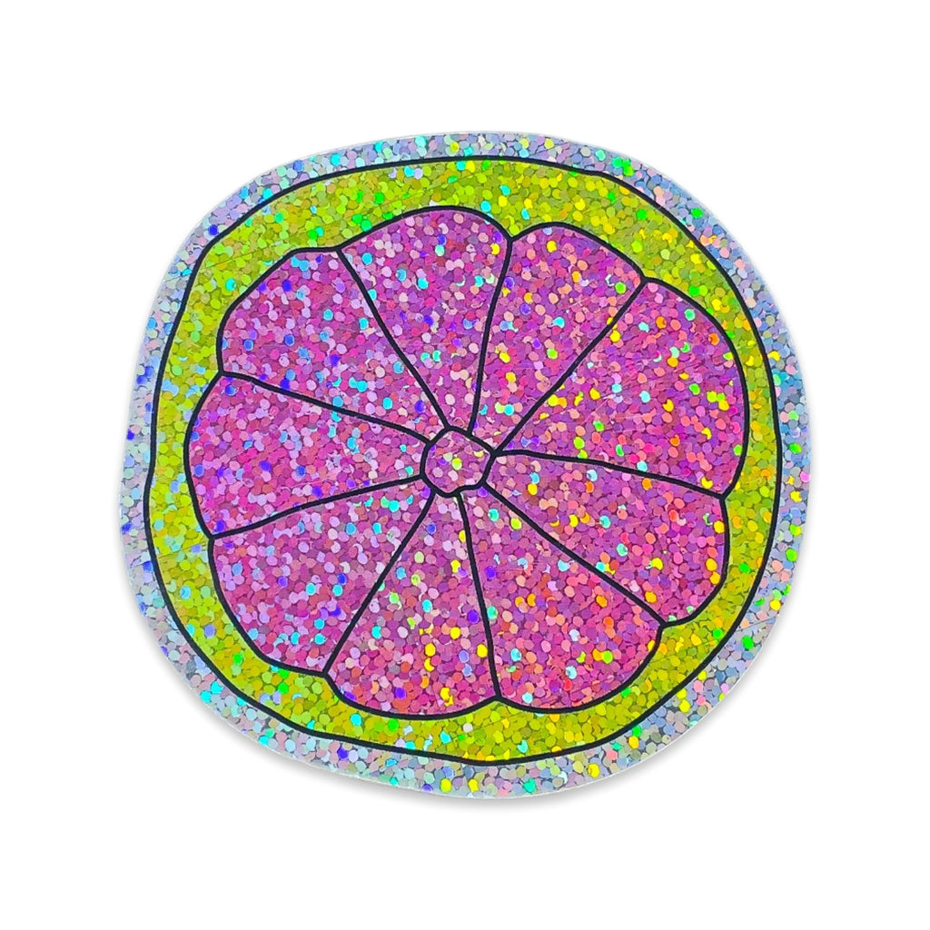 Glitter Grapefruit Sticker Stationary/Stickers/Cards Jenny Lemons 