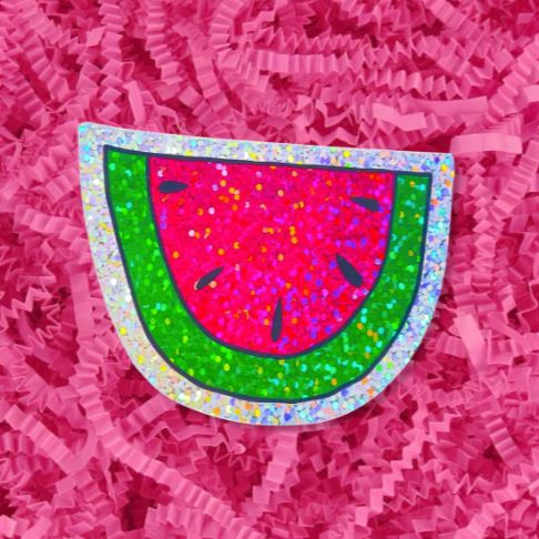 Glitter Watermelon Sticker Stationary/Stickers/Cards Jenny Lemons 