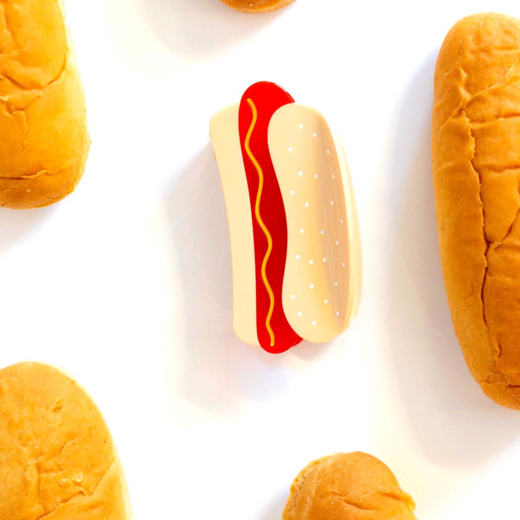 Hot Dog Hair Claw Accessories Jenny Lemons