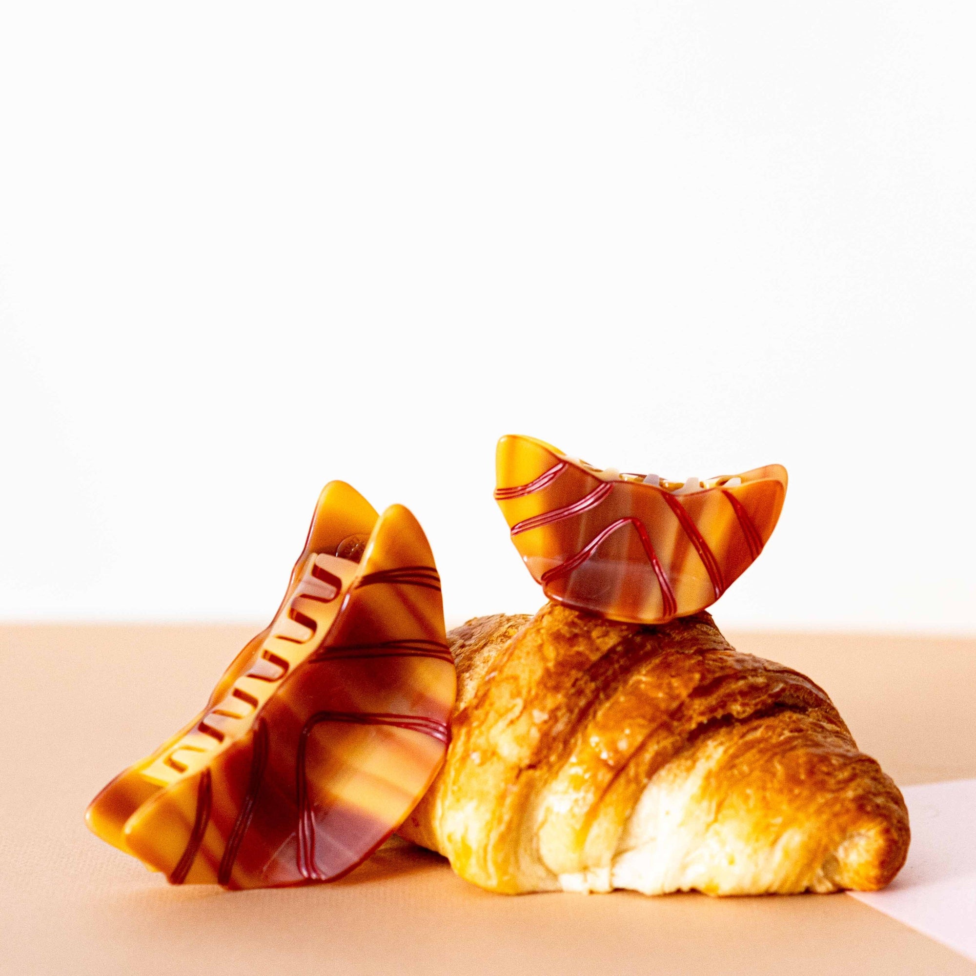 Mini Croissant Hair Claw Accessories Jenny Lemons