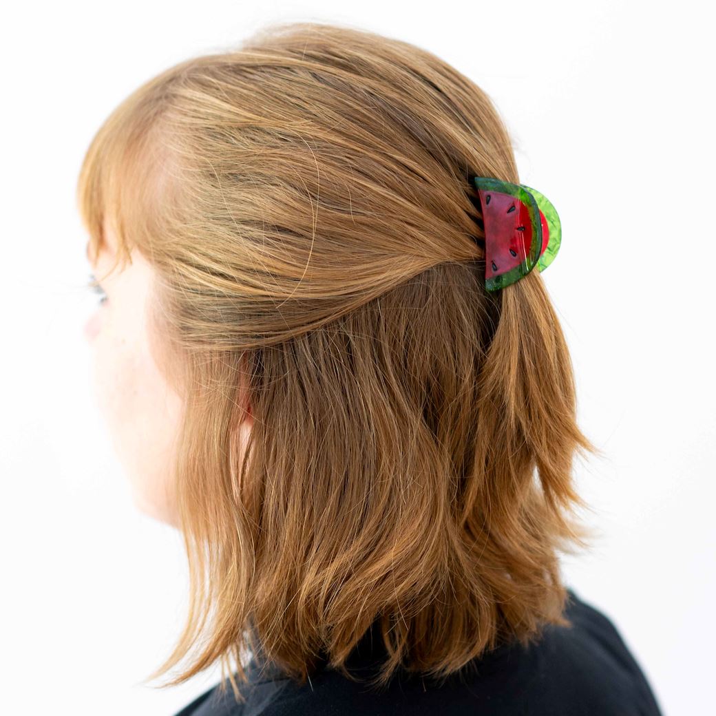 Mini Watermelon Hair Claw Accessories Jenny Lemons