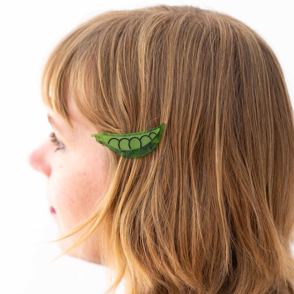 Pea Pod Hair Clip Set Accessories Jenny Lemons 