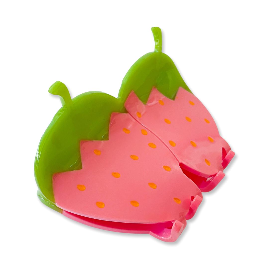 Pink Strawberry Hair Claw Accessories Jenny Lemons