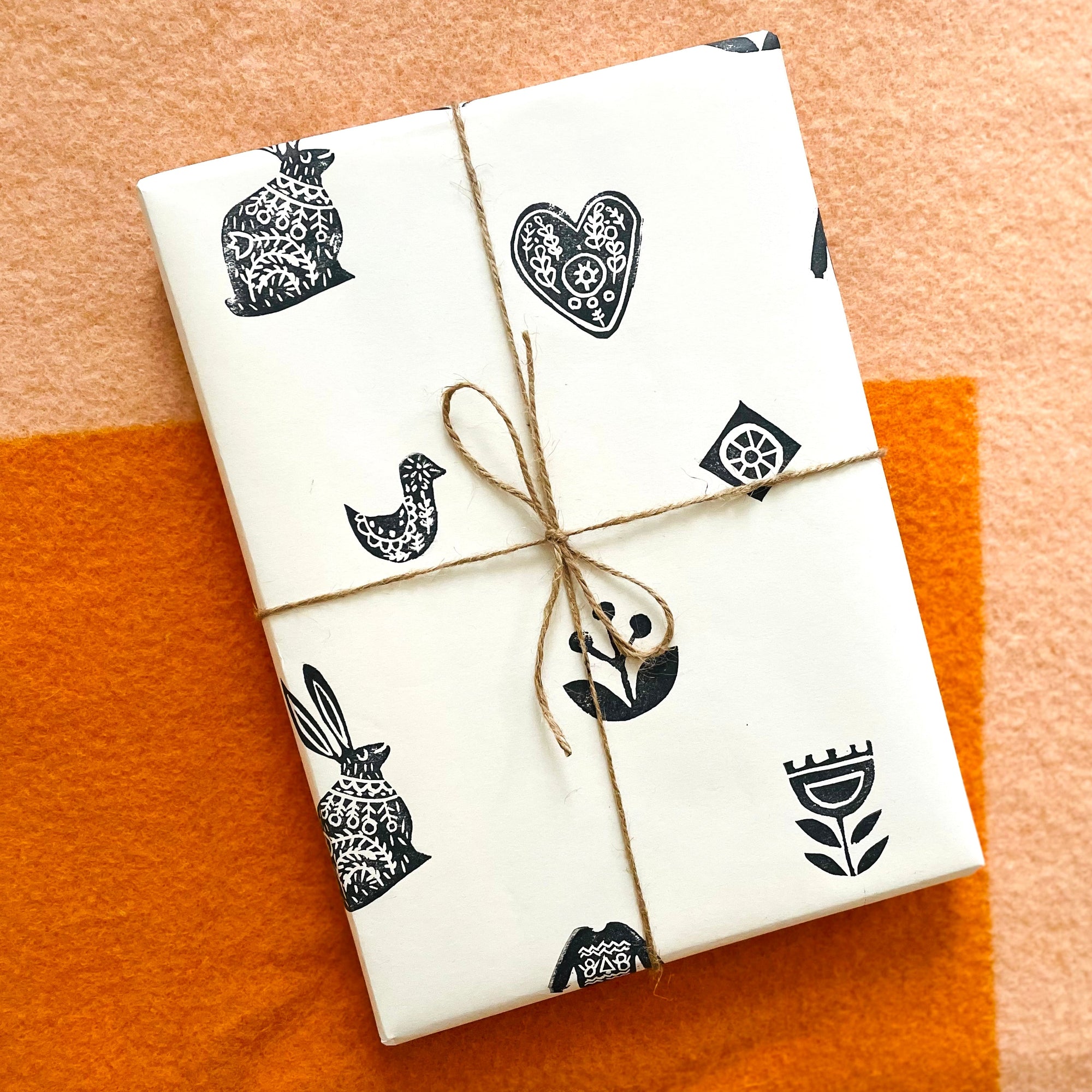 10 Colorful Hand Painted Wrapping Paper Ideas