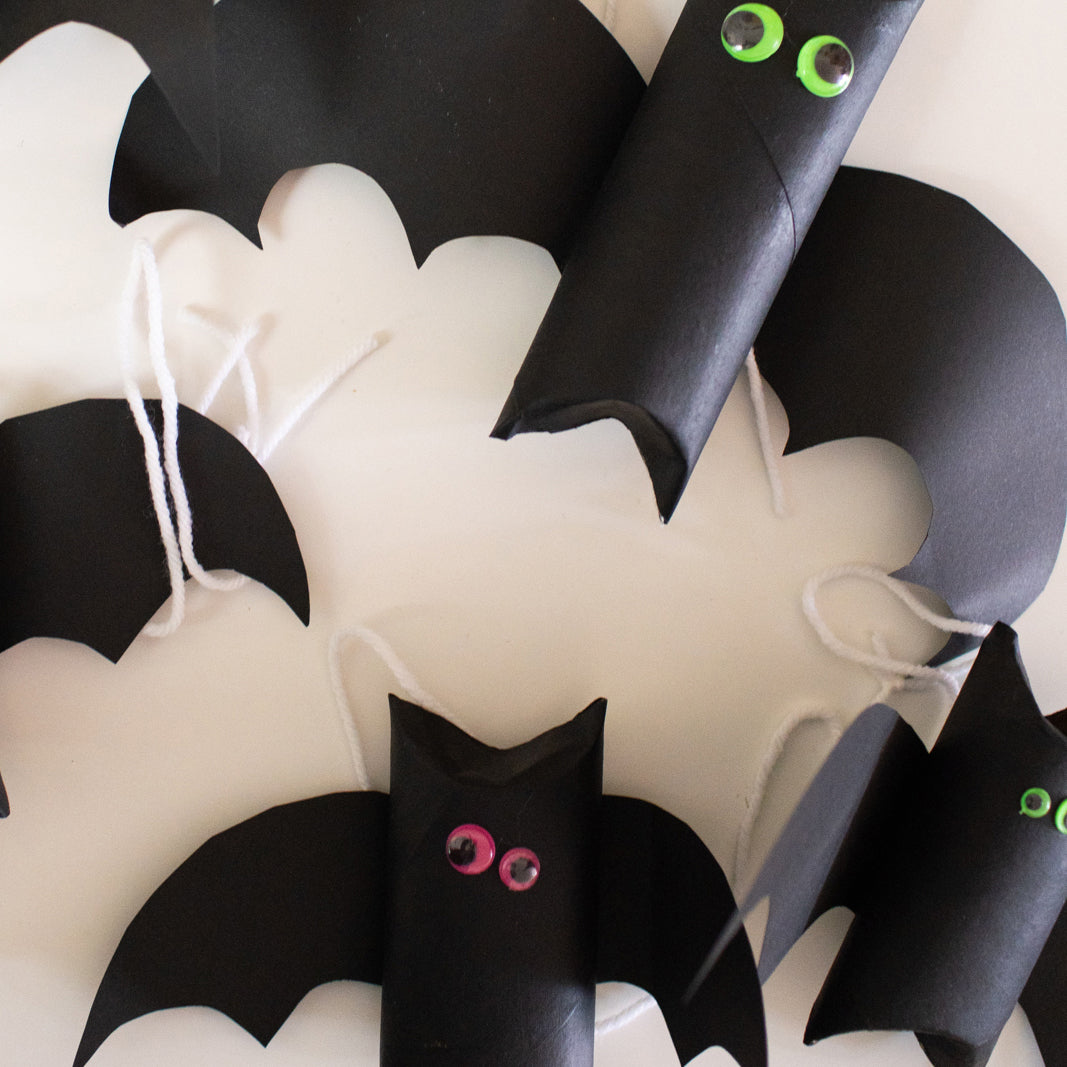 DIY Halloween: Spooky TP Tube Bats!