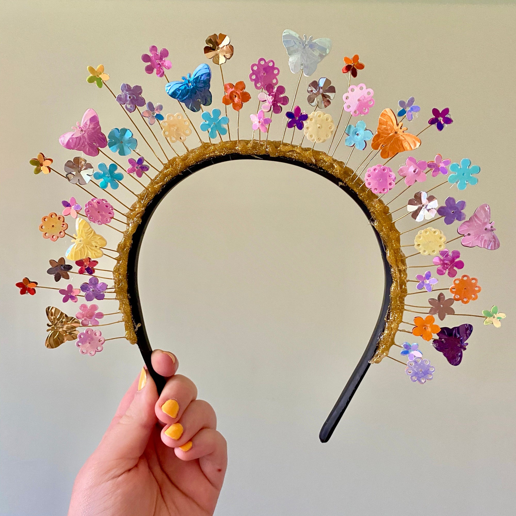 DIY Sequin Star Crown