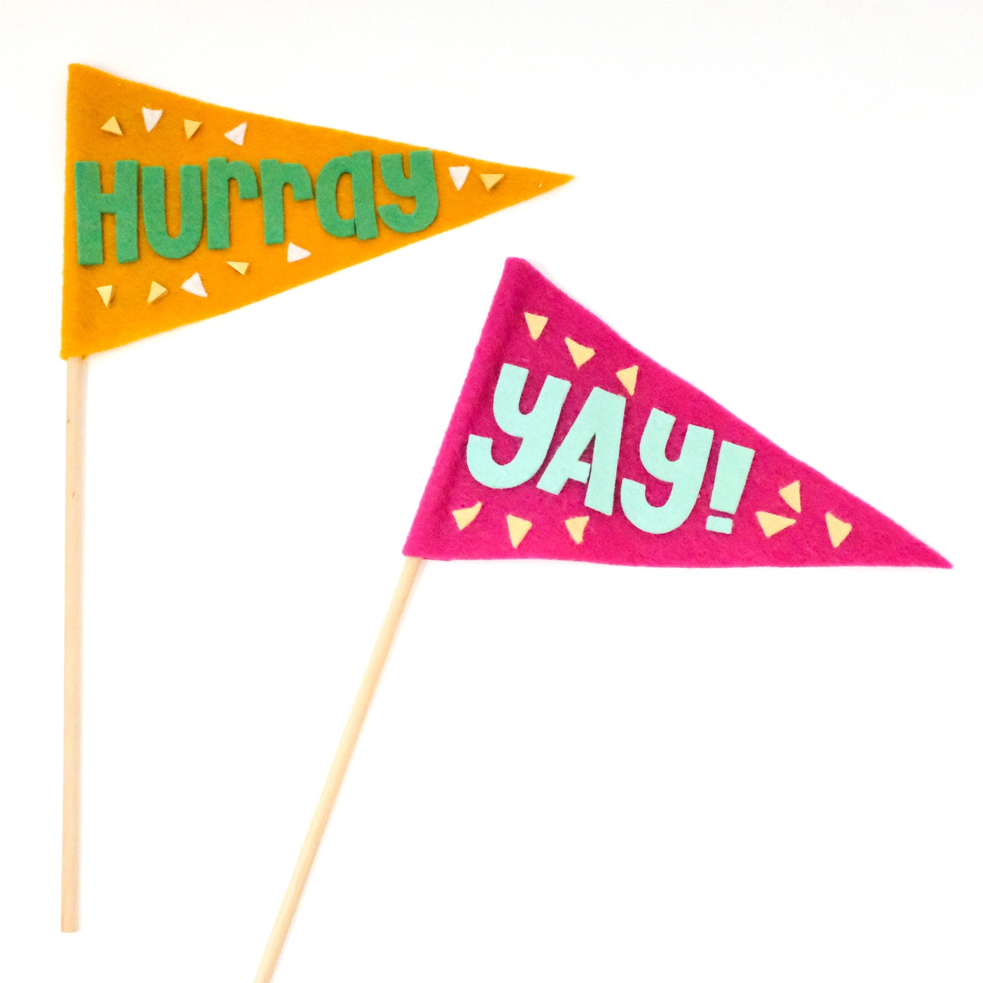 Felt Like a Pennant Party: Learn to Make Felt Pennants!