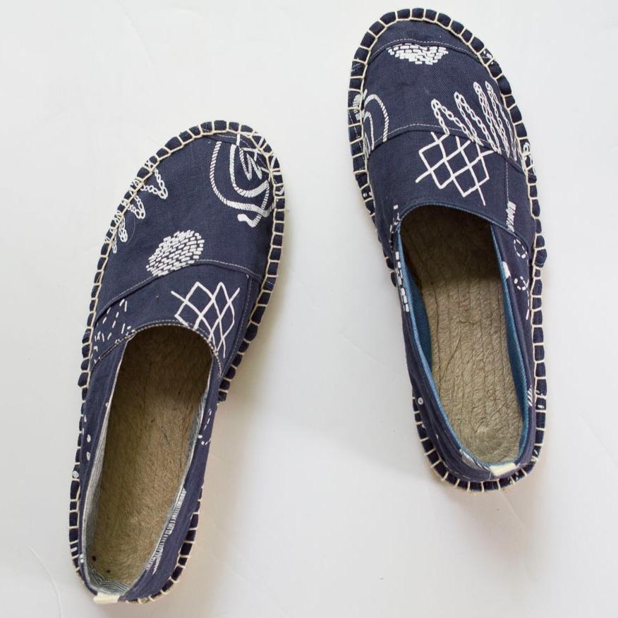 How to Make Scrap Fabric Espadrilles