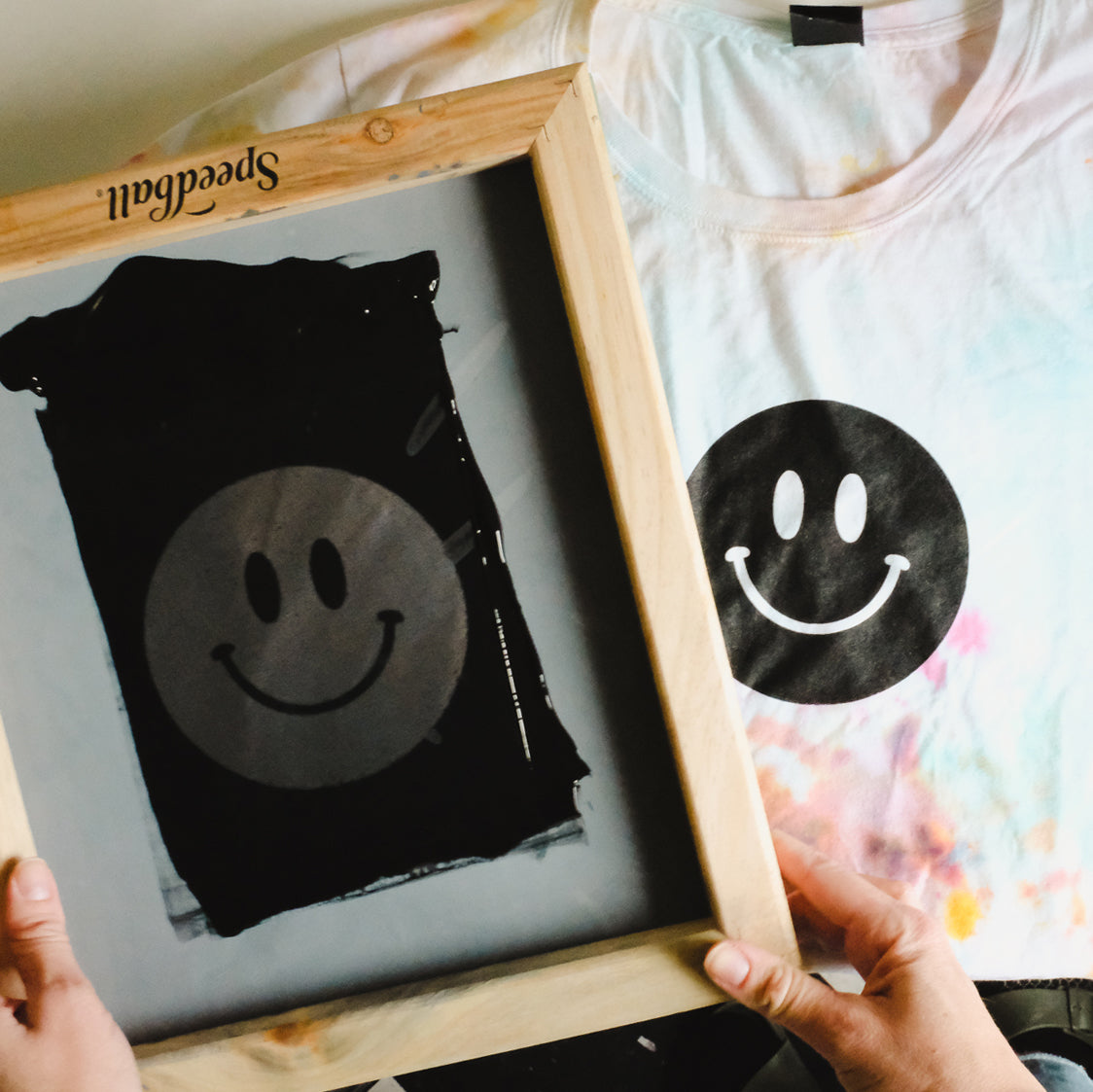 Learn to Screen Print with Stencils