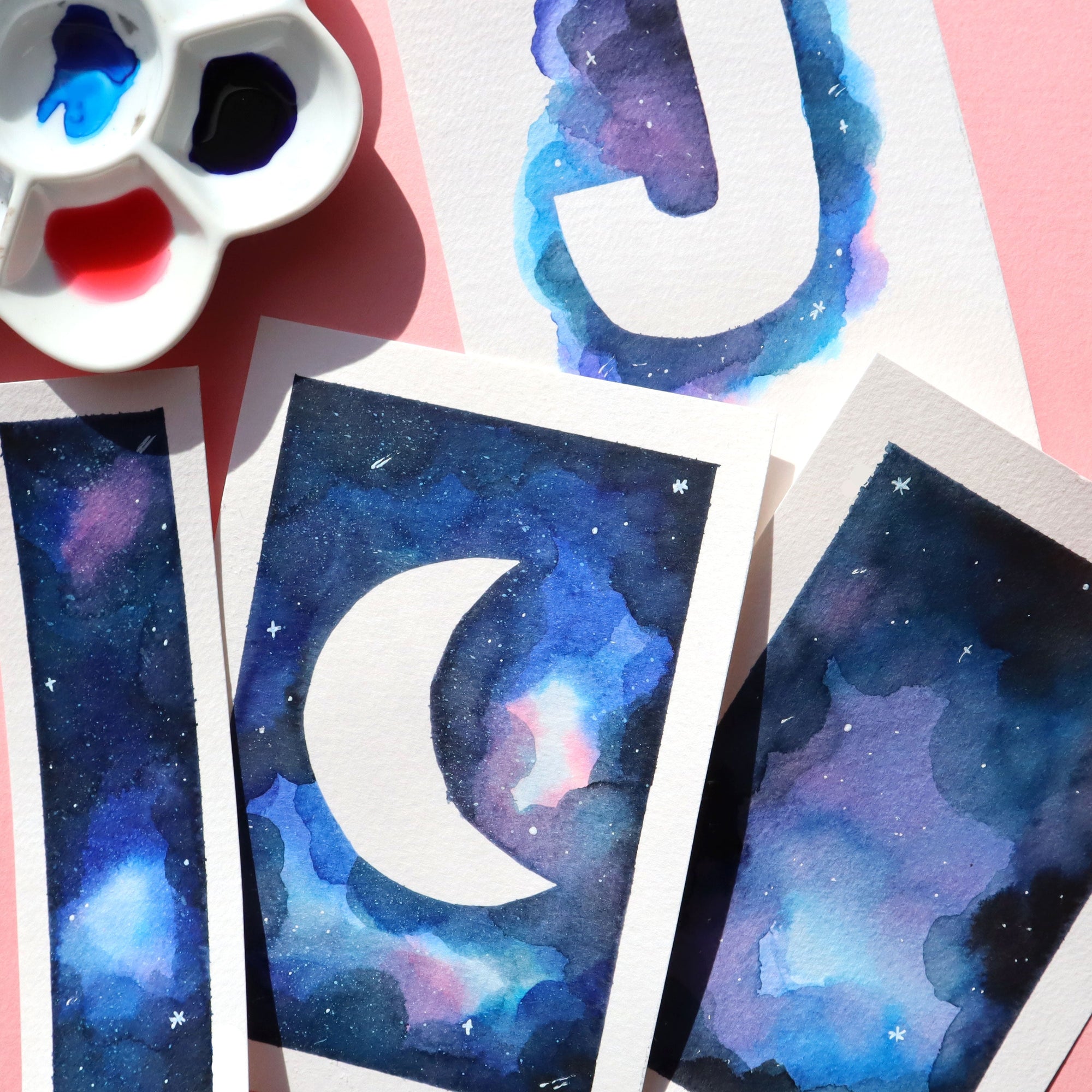 Painting Starry Skies And Galaxies With Watercolors