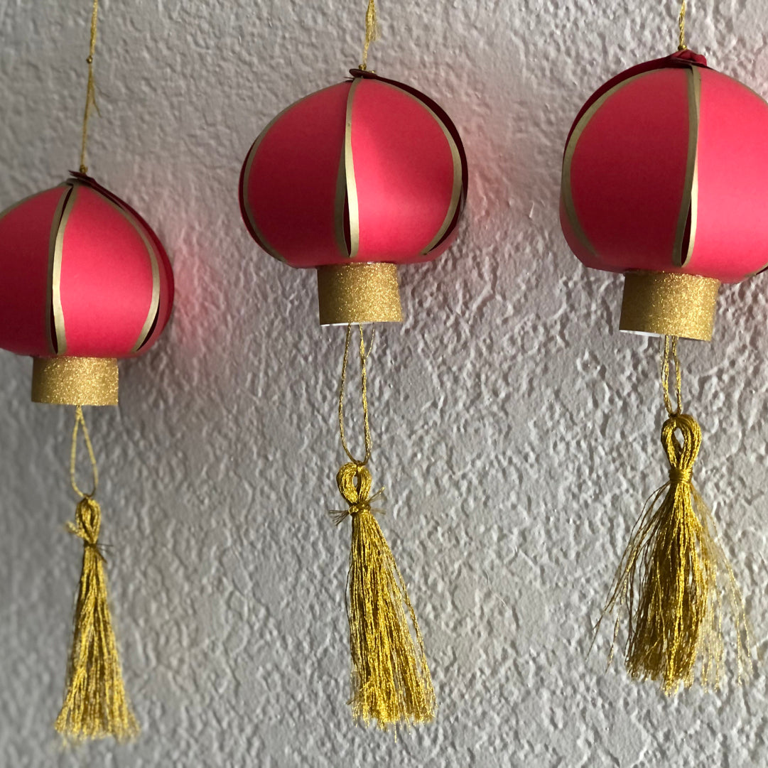 Paper Lanterns Tutorial - Lunar New Year Craft