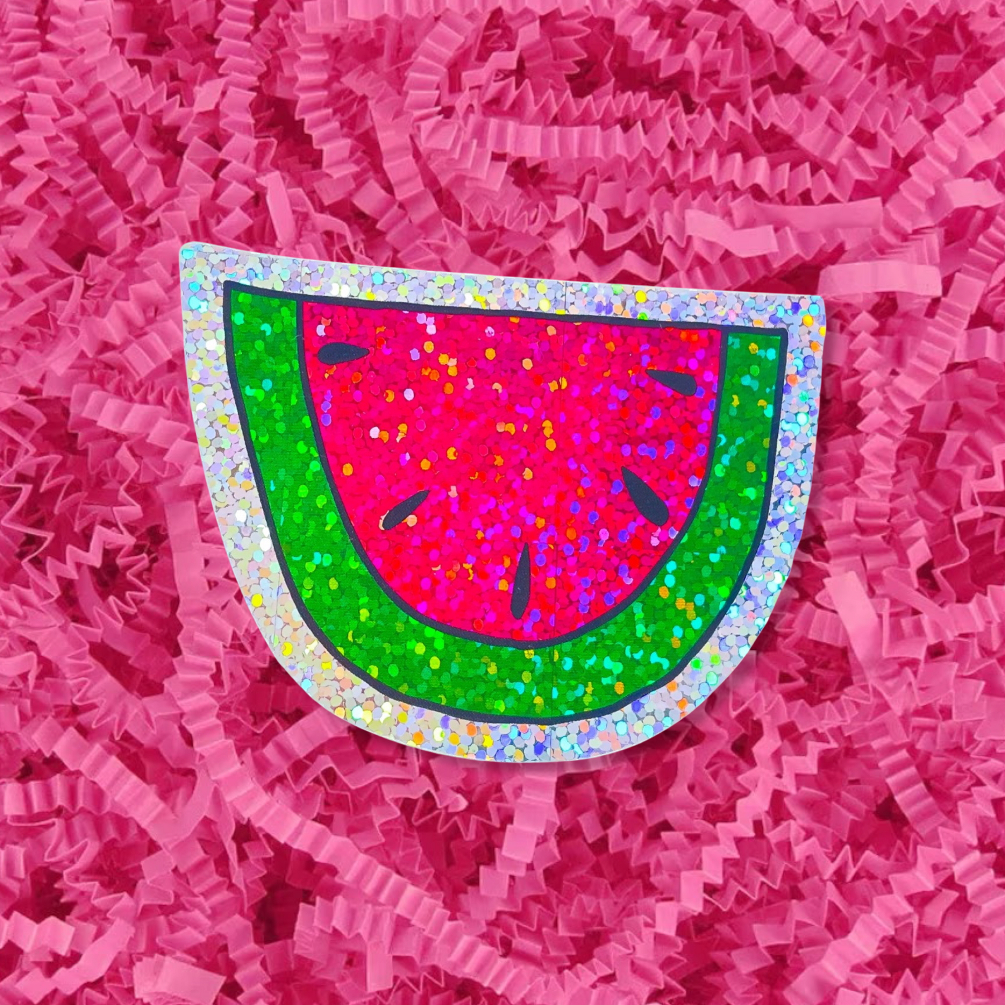 Glitter Watermelon Sticker
