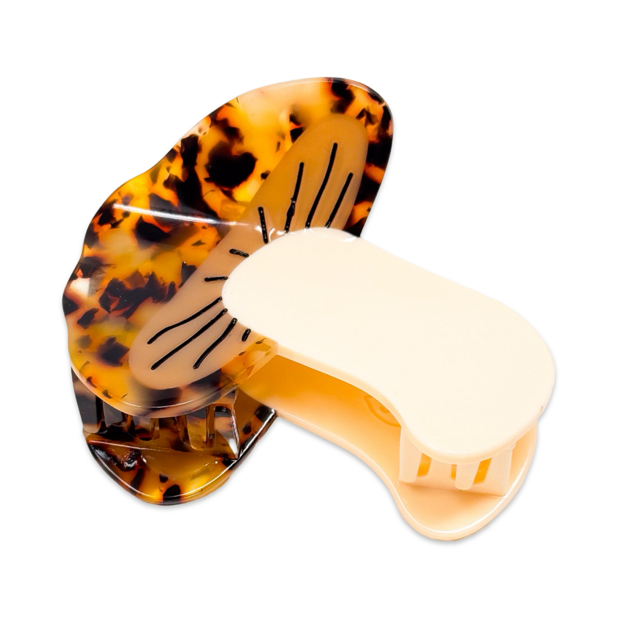 Midi Shiitake Hair Claw Clip