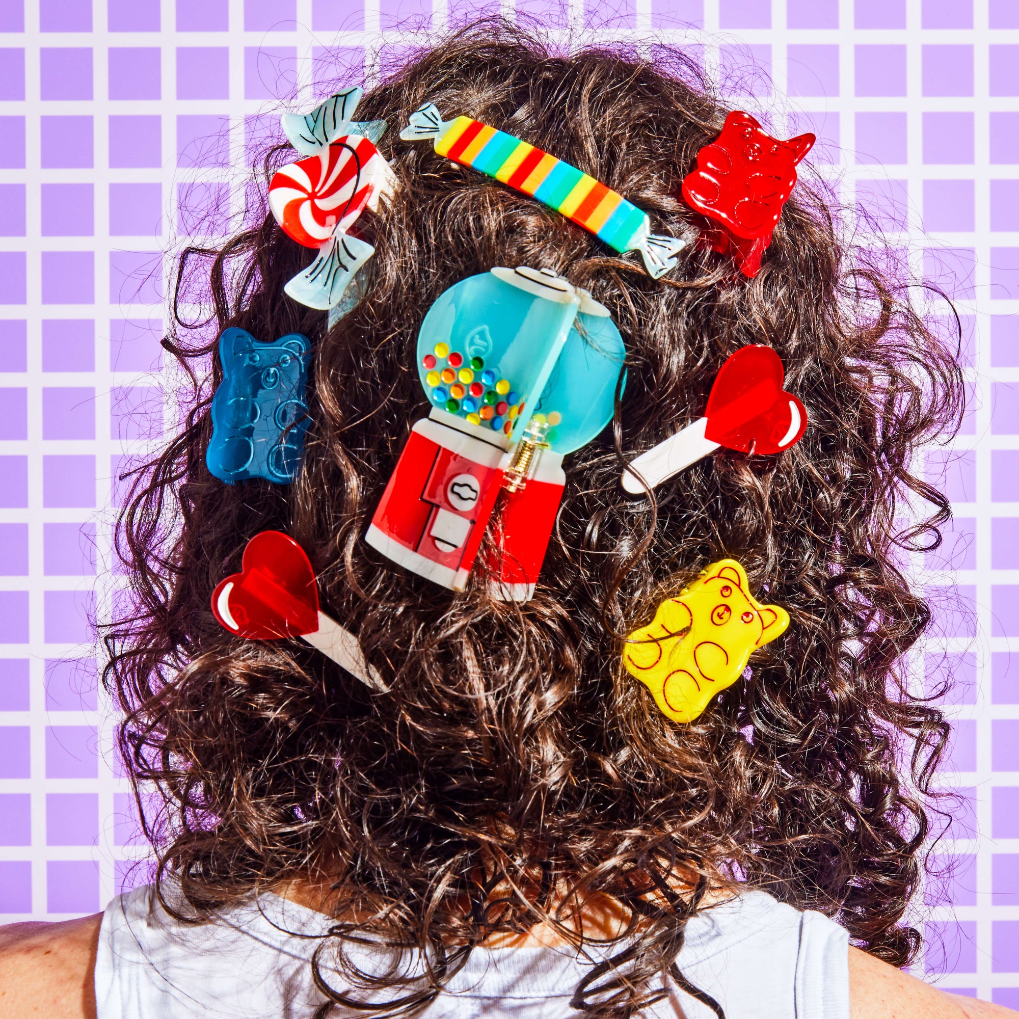 Large Gumball Machine Hair Claw Clip