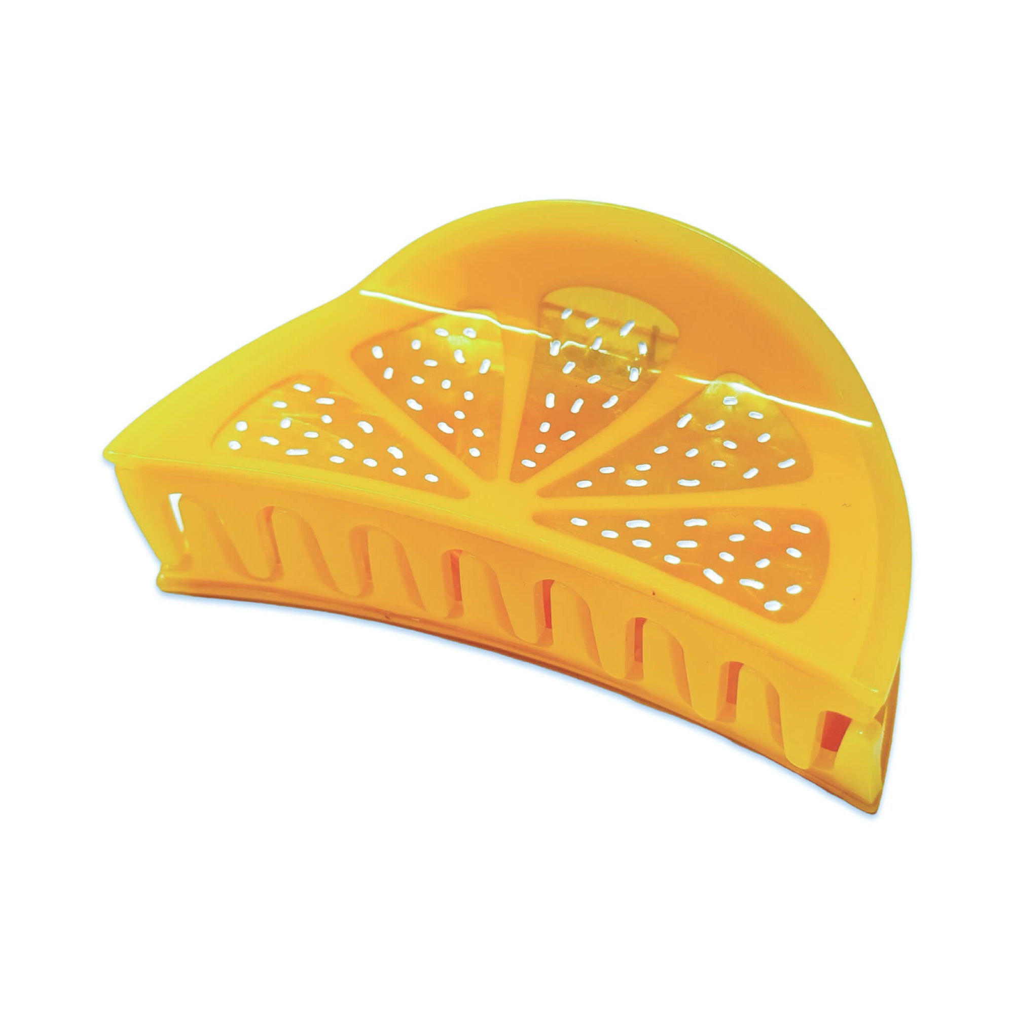 Large Lemon Slice Hair Claw Clip