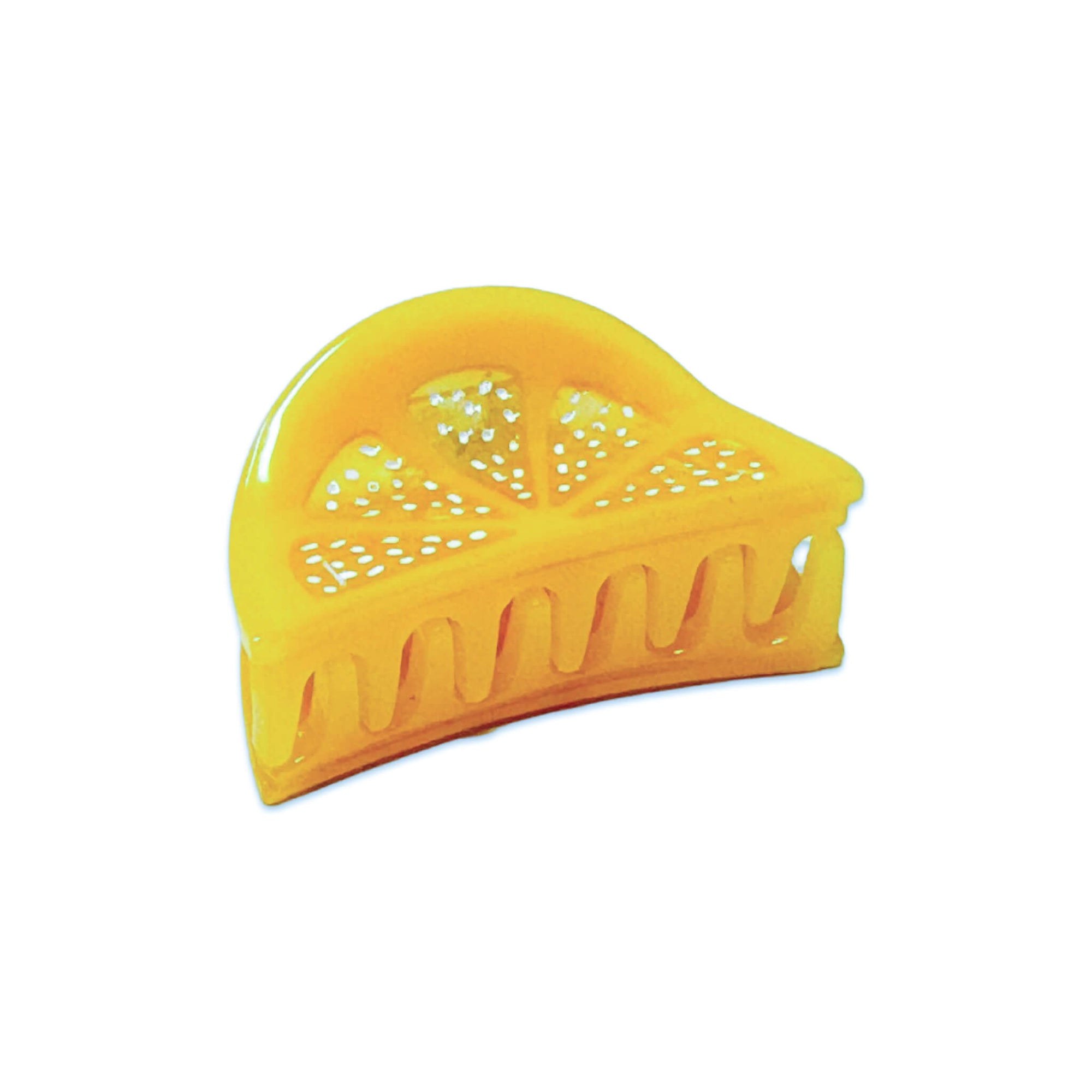 Mini Lemon Slice Hair Claw Clip