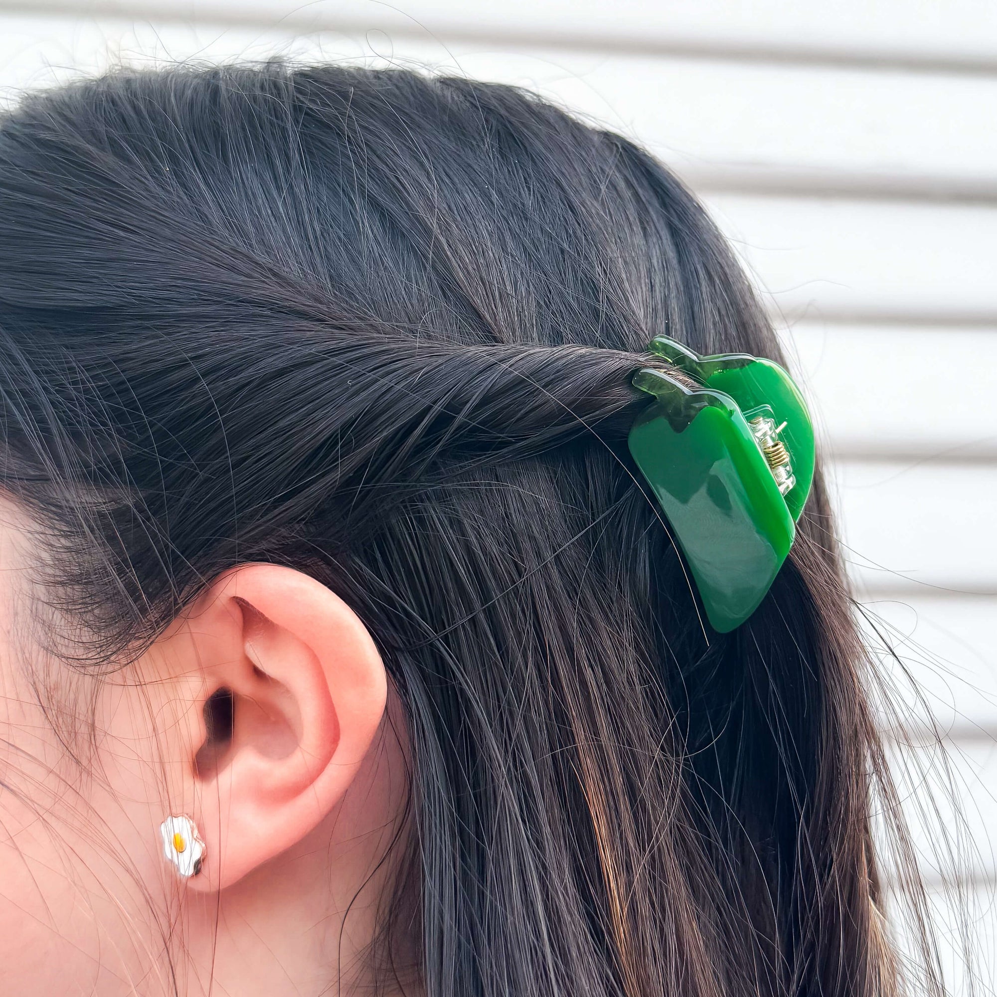 Mini Jalapeño Hair Claw Clip