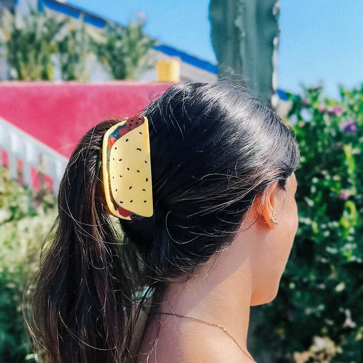 Large Taco Hair Claw Clip