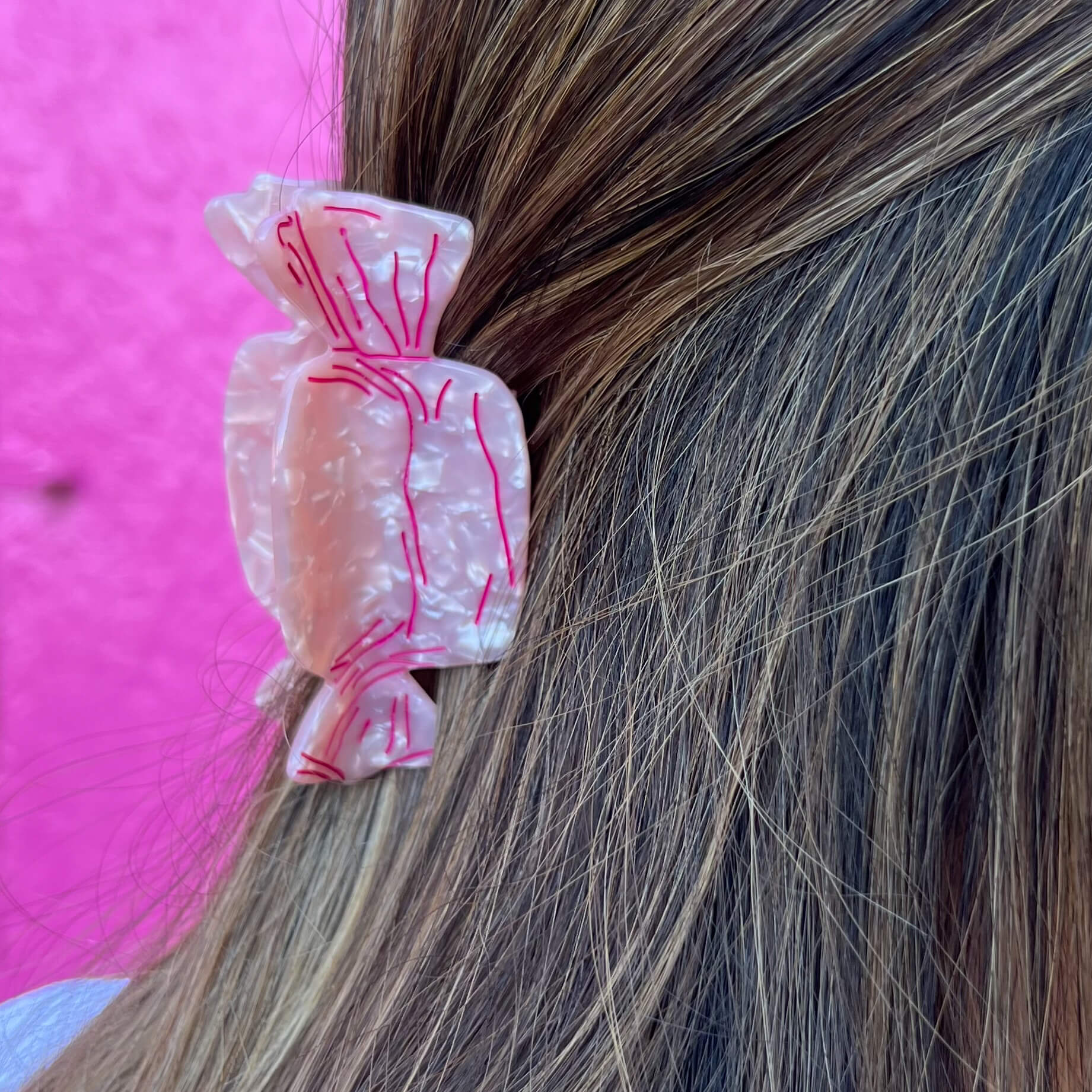 Midi Chocolate Truffle Hair Claw Clip