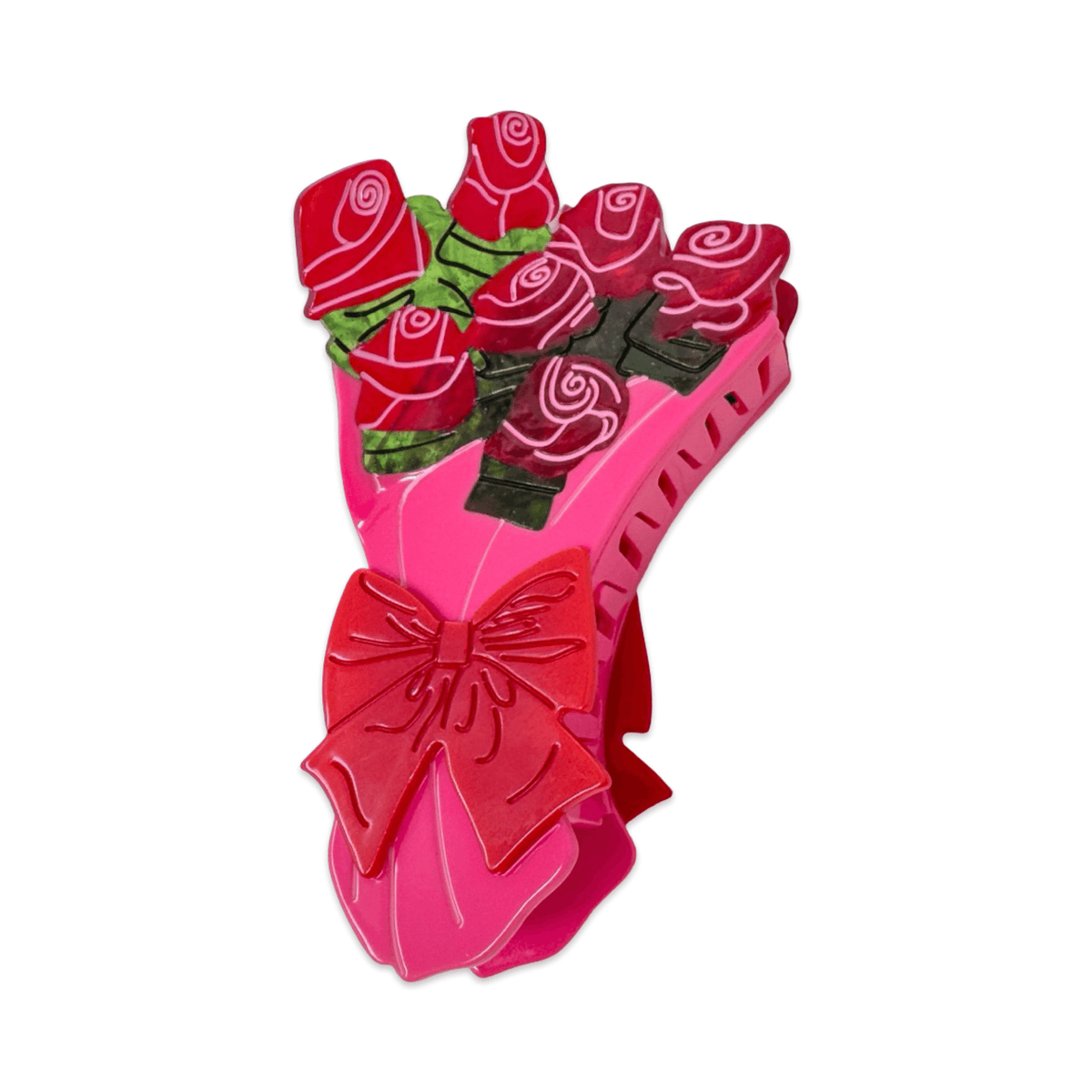Large Gummy Bouquet Hair Claw Clip