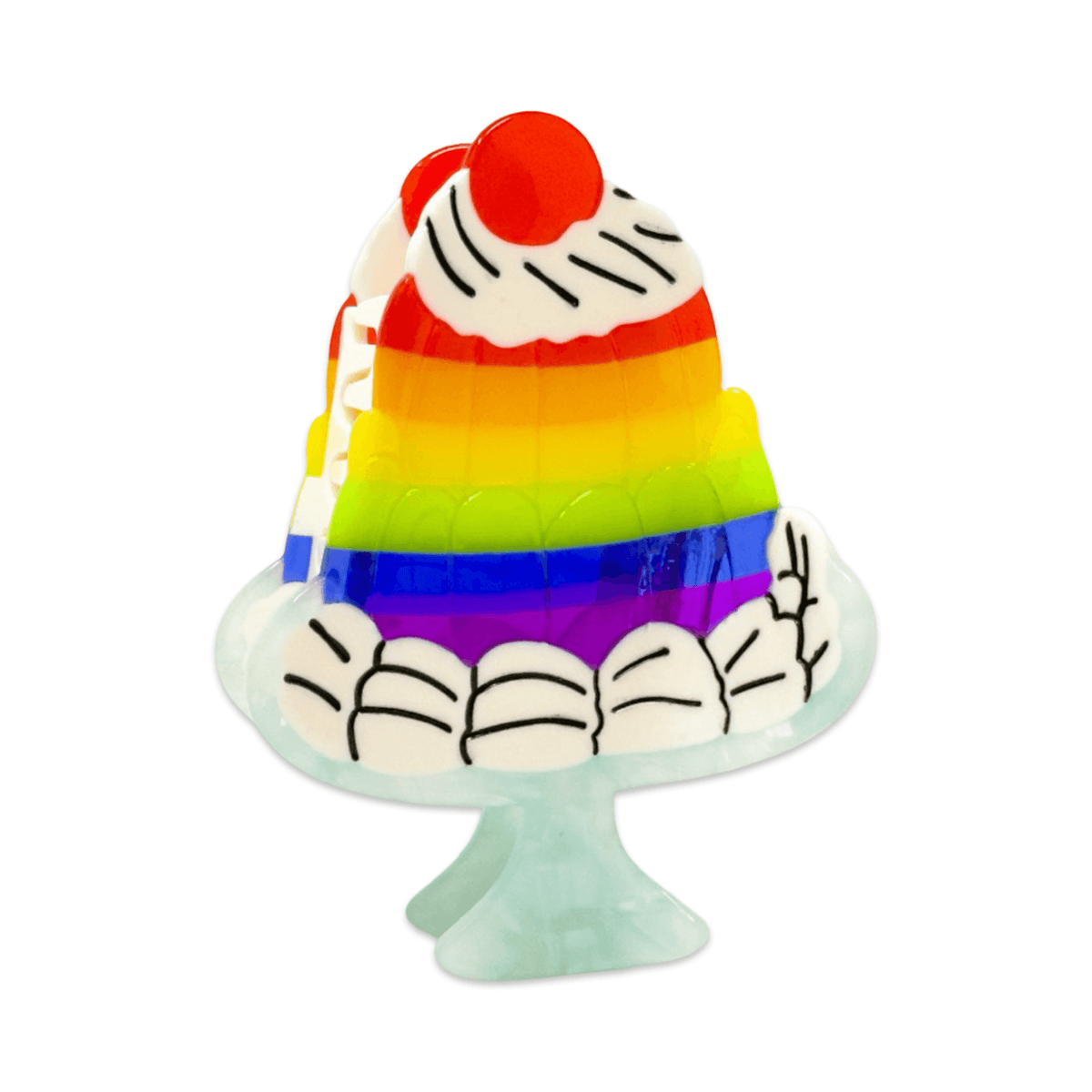 Large Jello Cake Hair Claw Clip