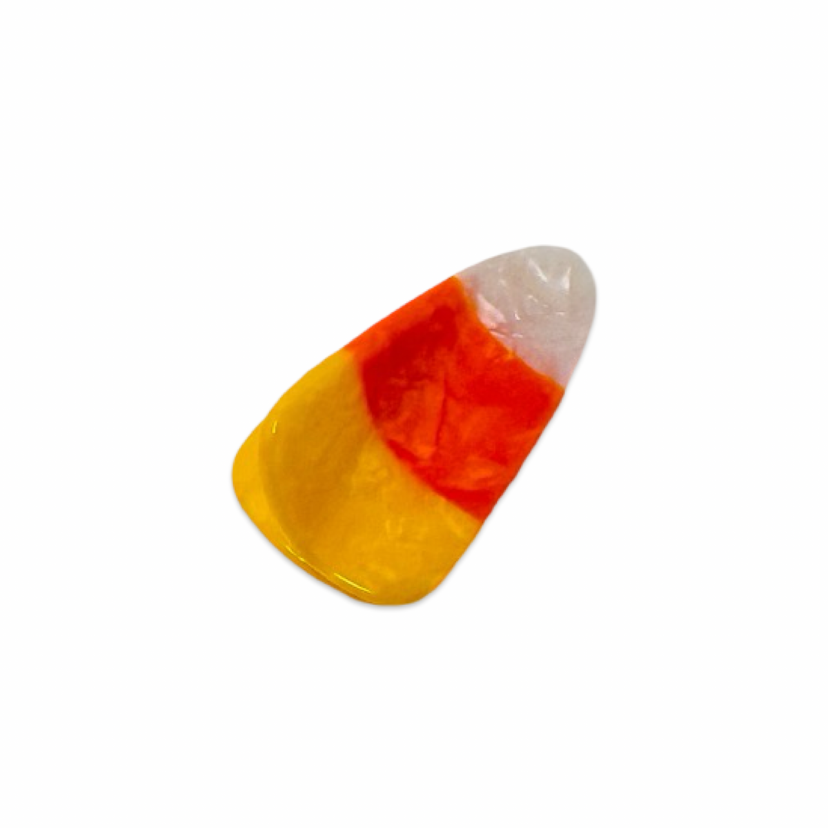 Mini Candy Corn Hair Claw Clip