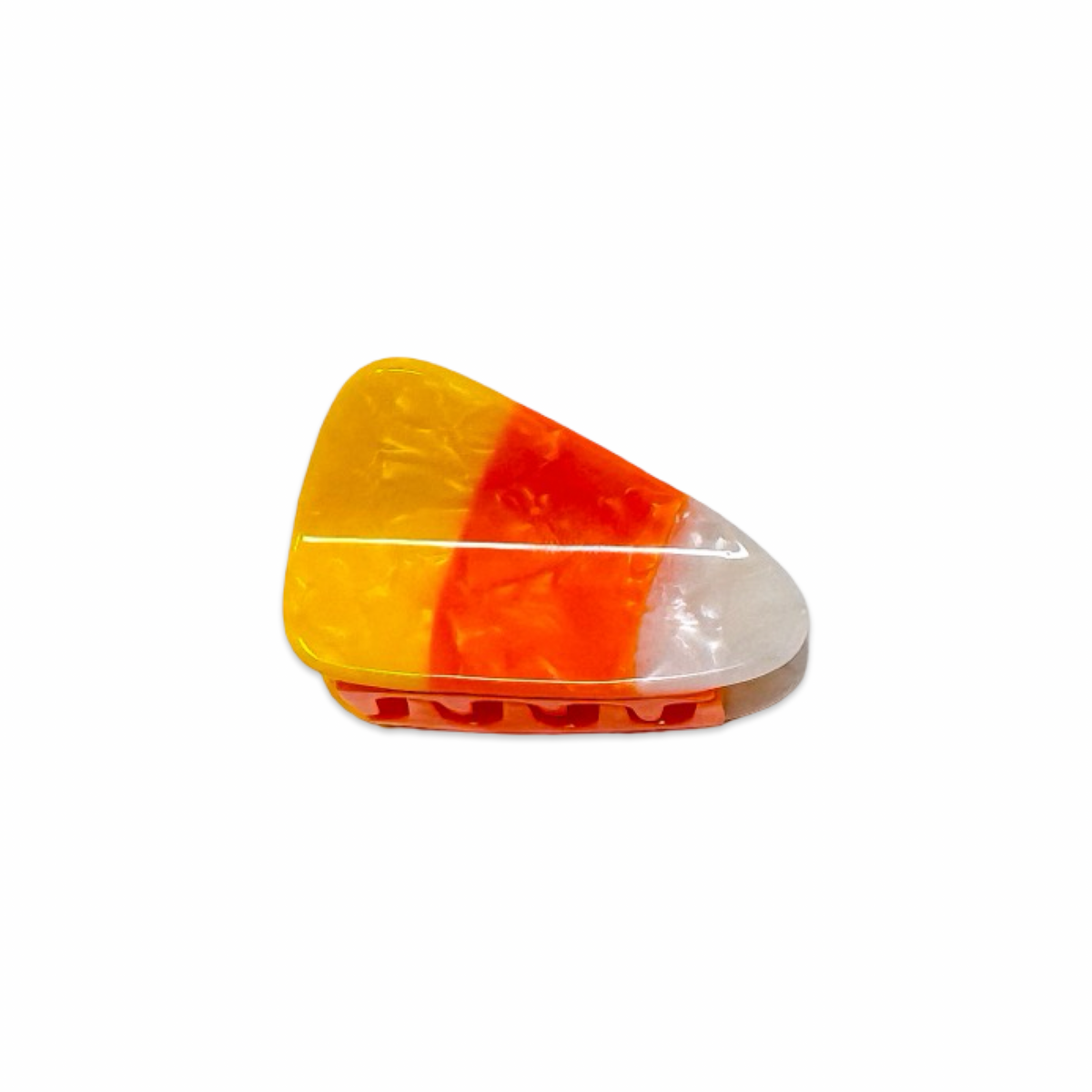 Mini Candy Corn Hair Claw Clip