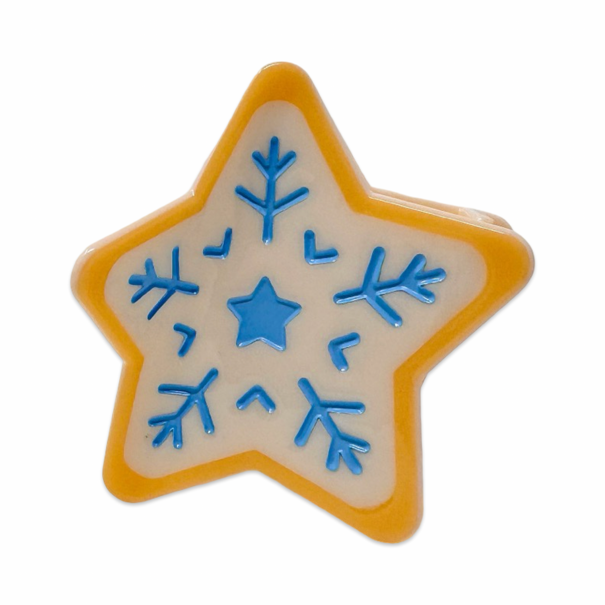 Midi Star Cookie Holiday Cookie Hair Claw Clip